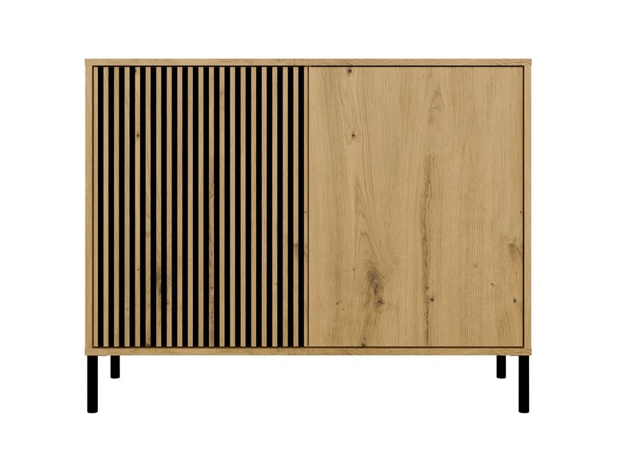 Dressoir Orlsone 109 (Artisan eiken + Zwart)
