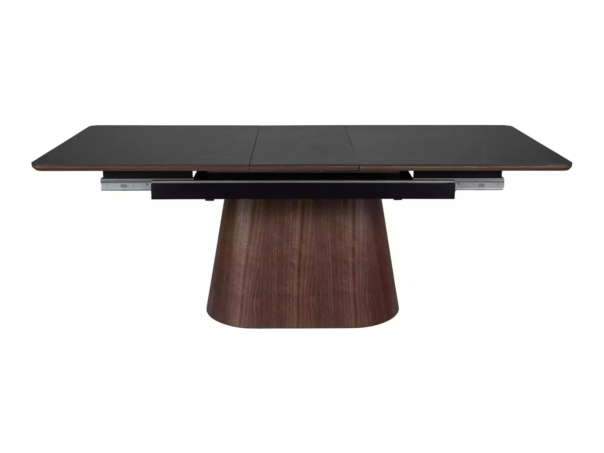 Tafel Detroit 932 (Zwart + Notenhout)