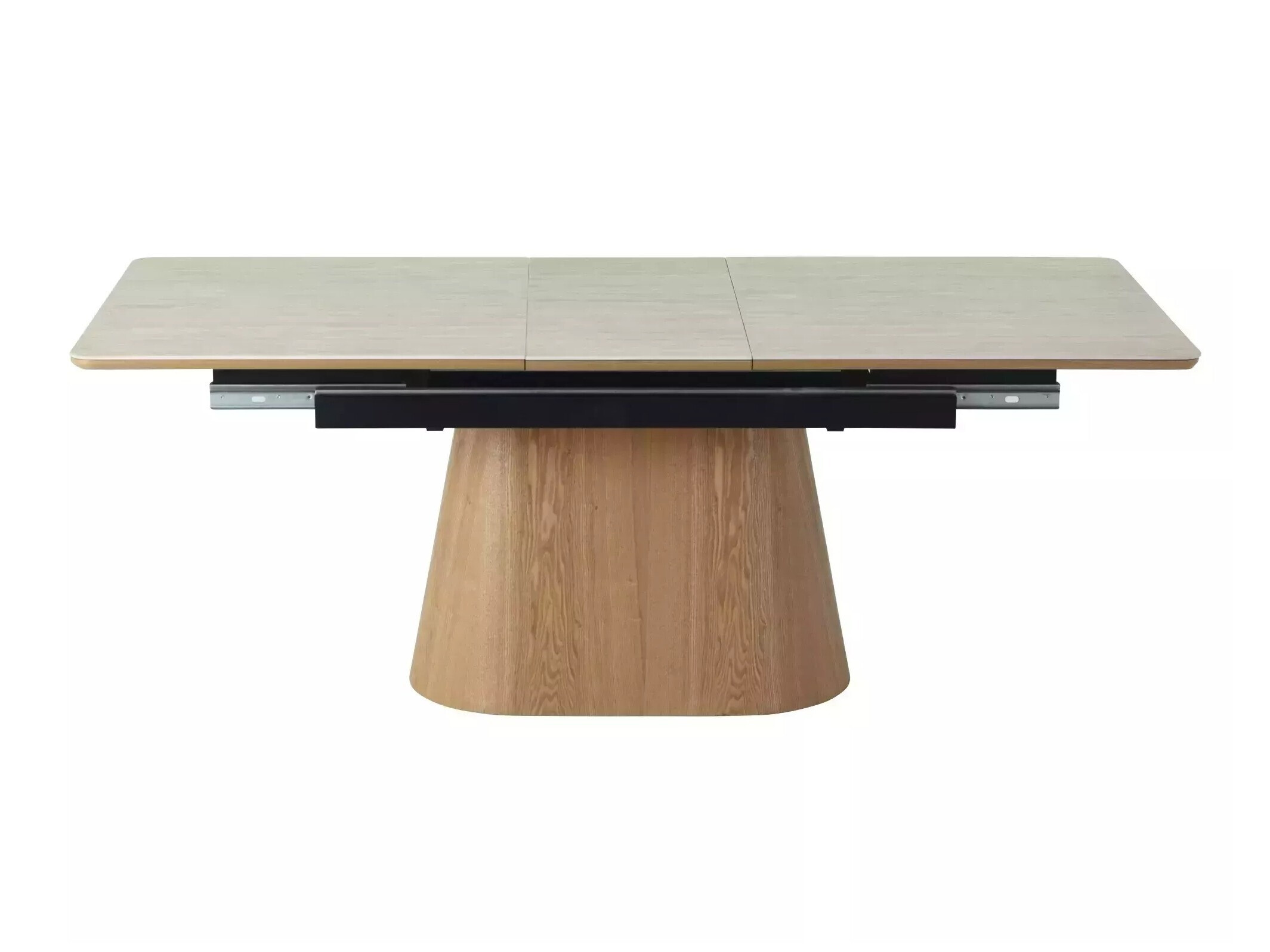 Tafel Detroit 932 (Licht travertin + Eiken)