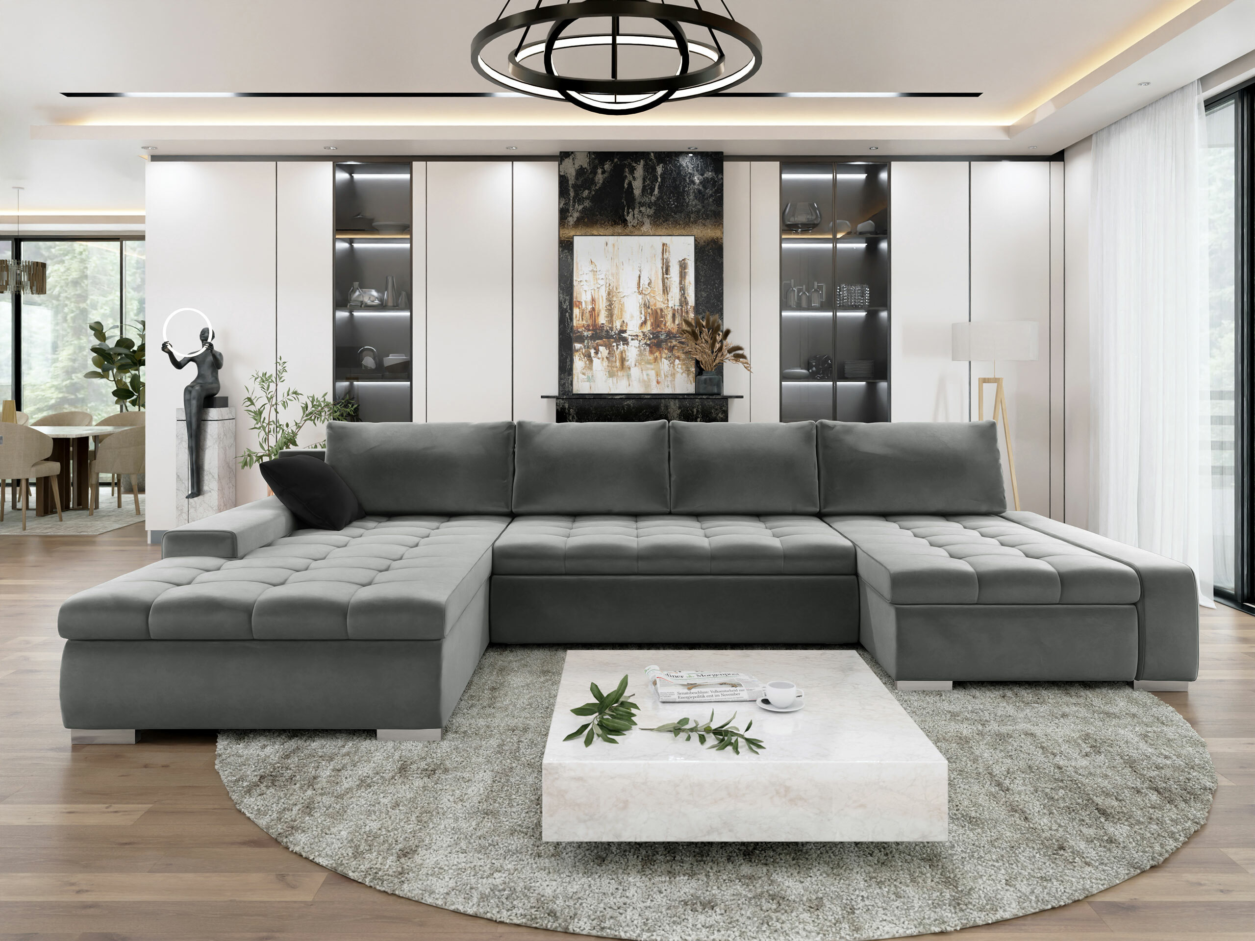 Hoekbank Comfivo Oliva (Magic Velvet 2217 + Magic Velvet 2219)