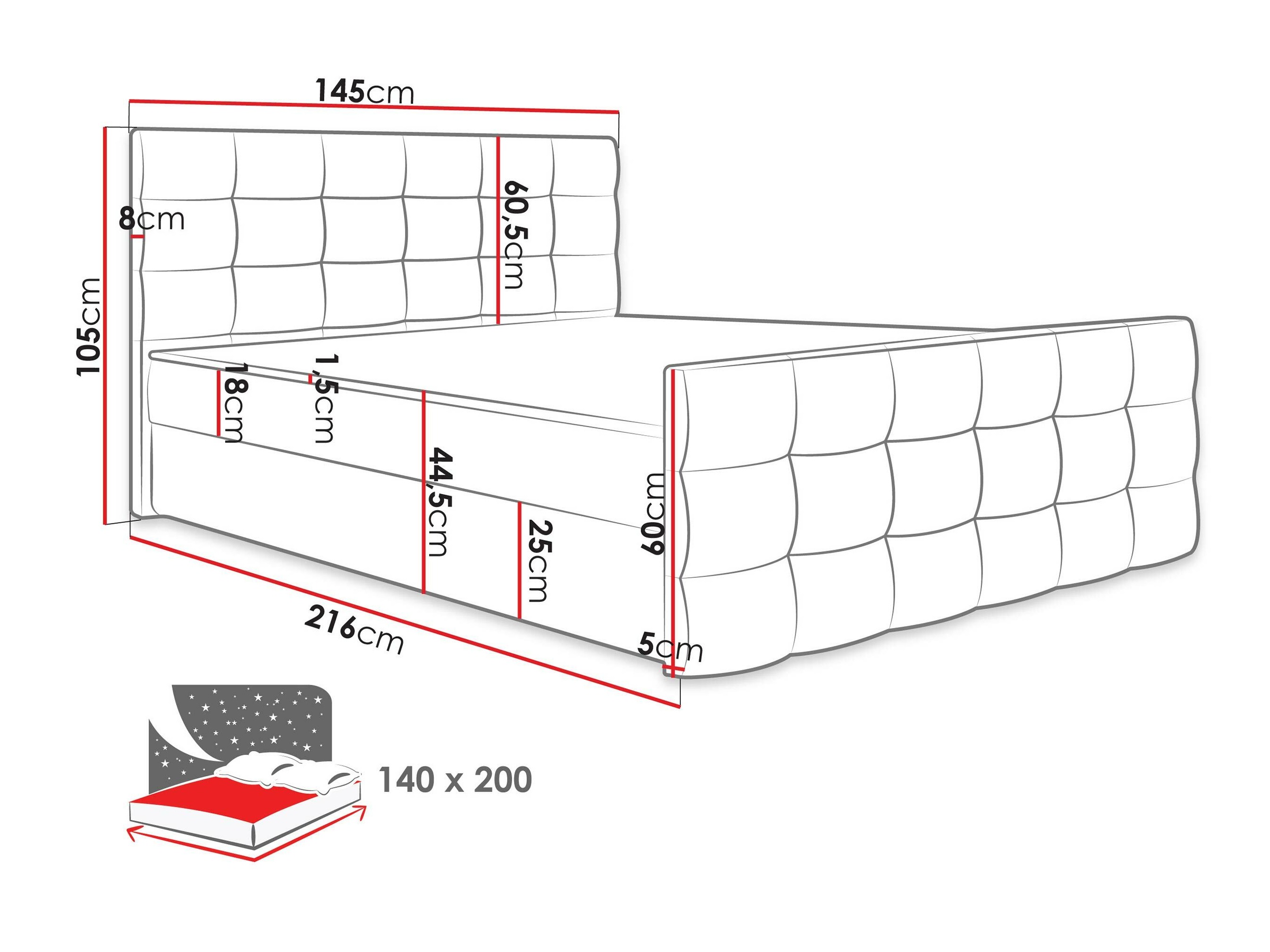 Boxspring Memphis 113 (Rico 23)