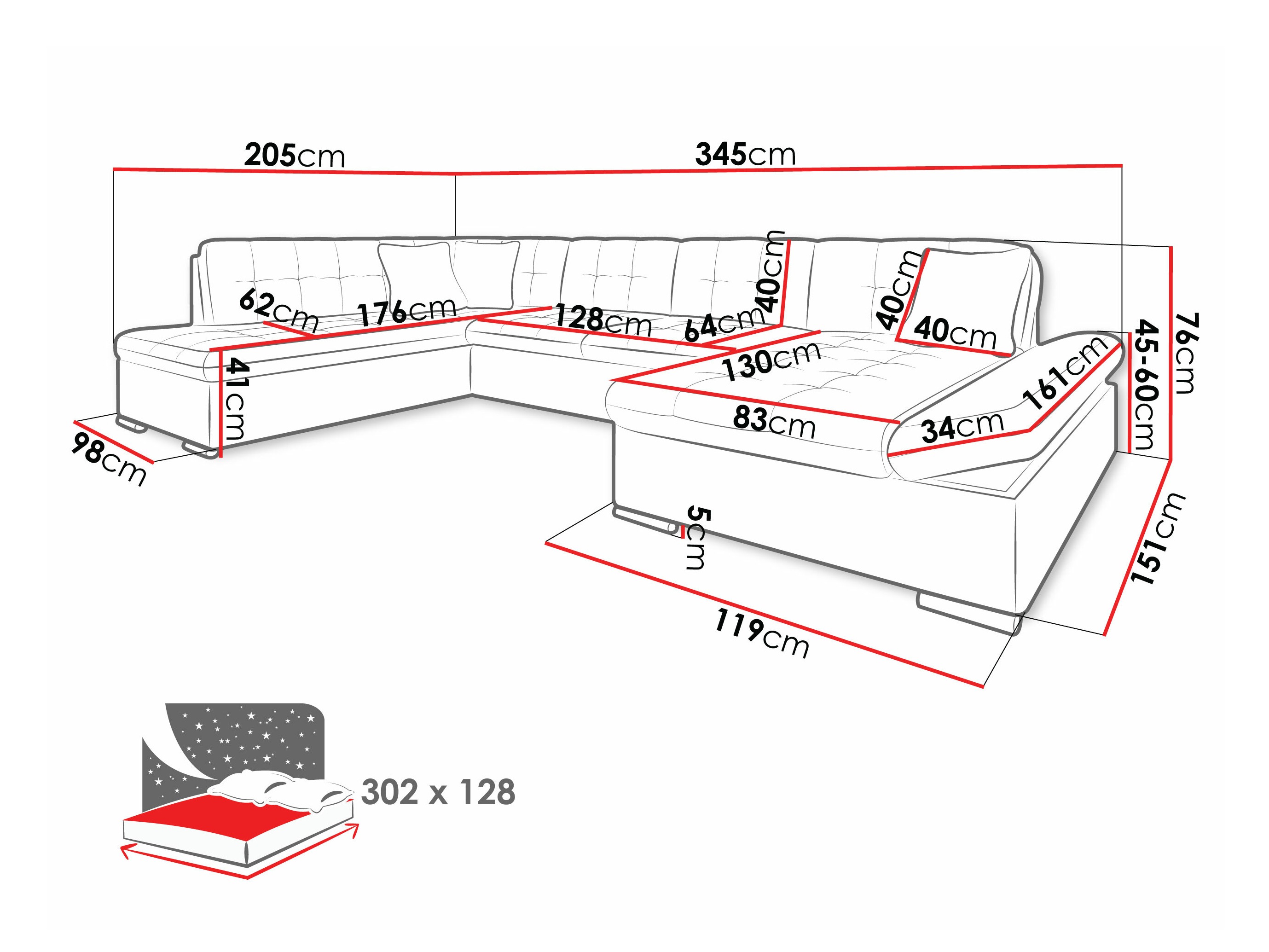 Hoekbank Comfivo Tilia I (Poso 05)