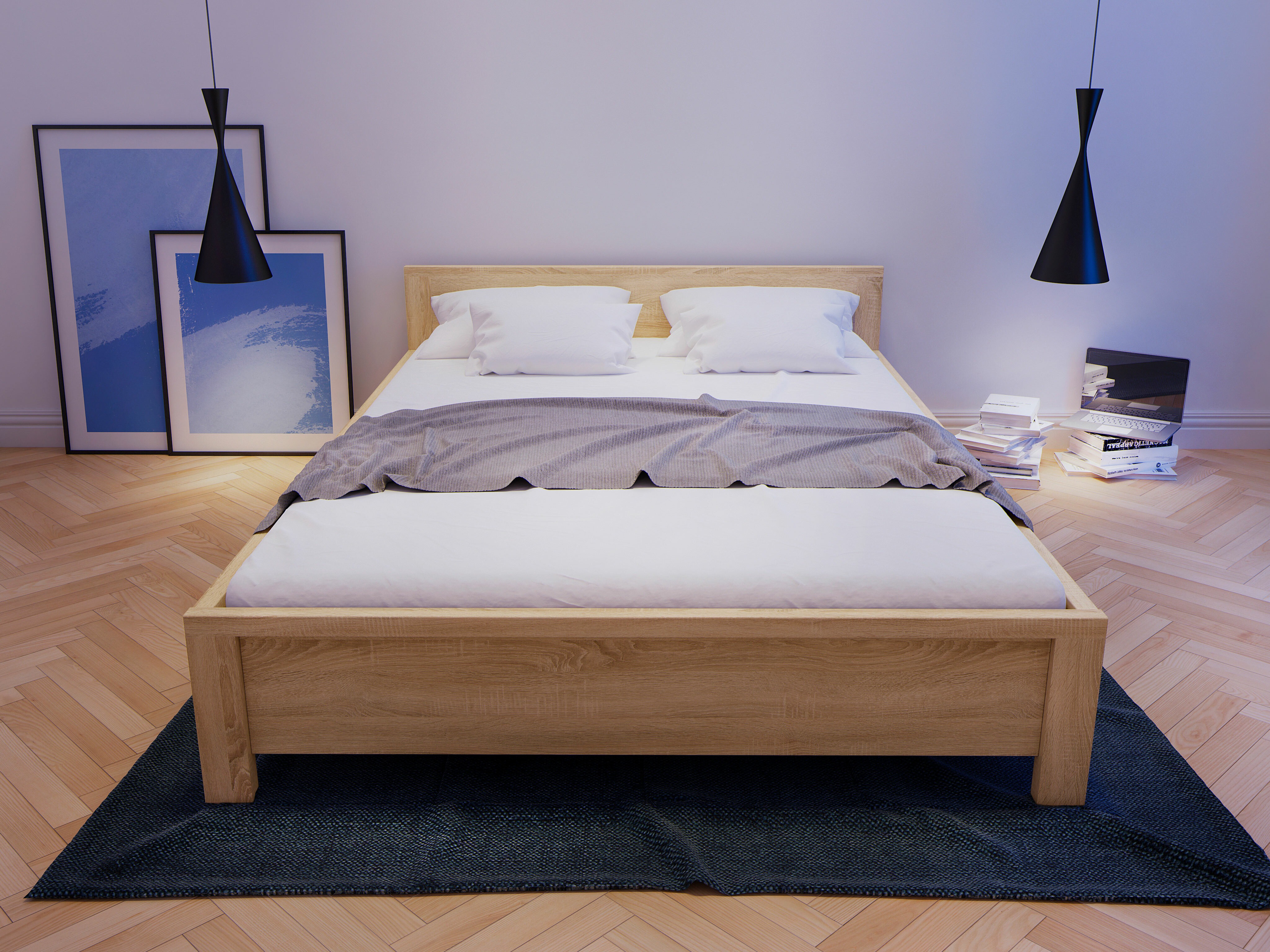 Bed Nolroma 121 (Sonoma eik)