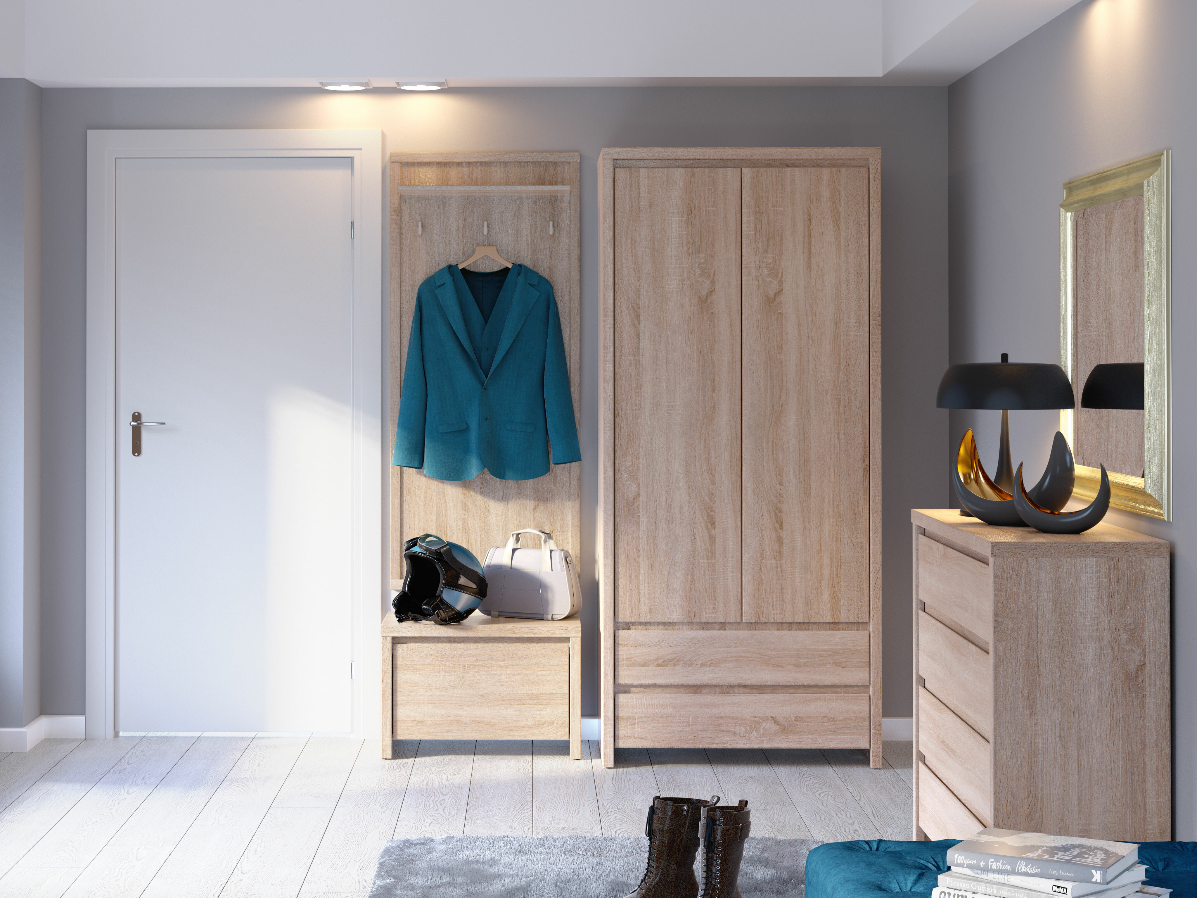 Boekenkast Nolroma 141 (Sonoma eik)