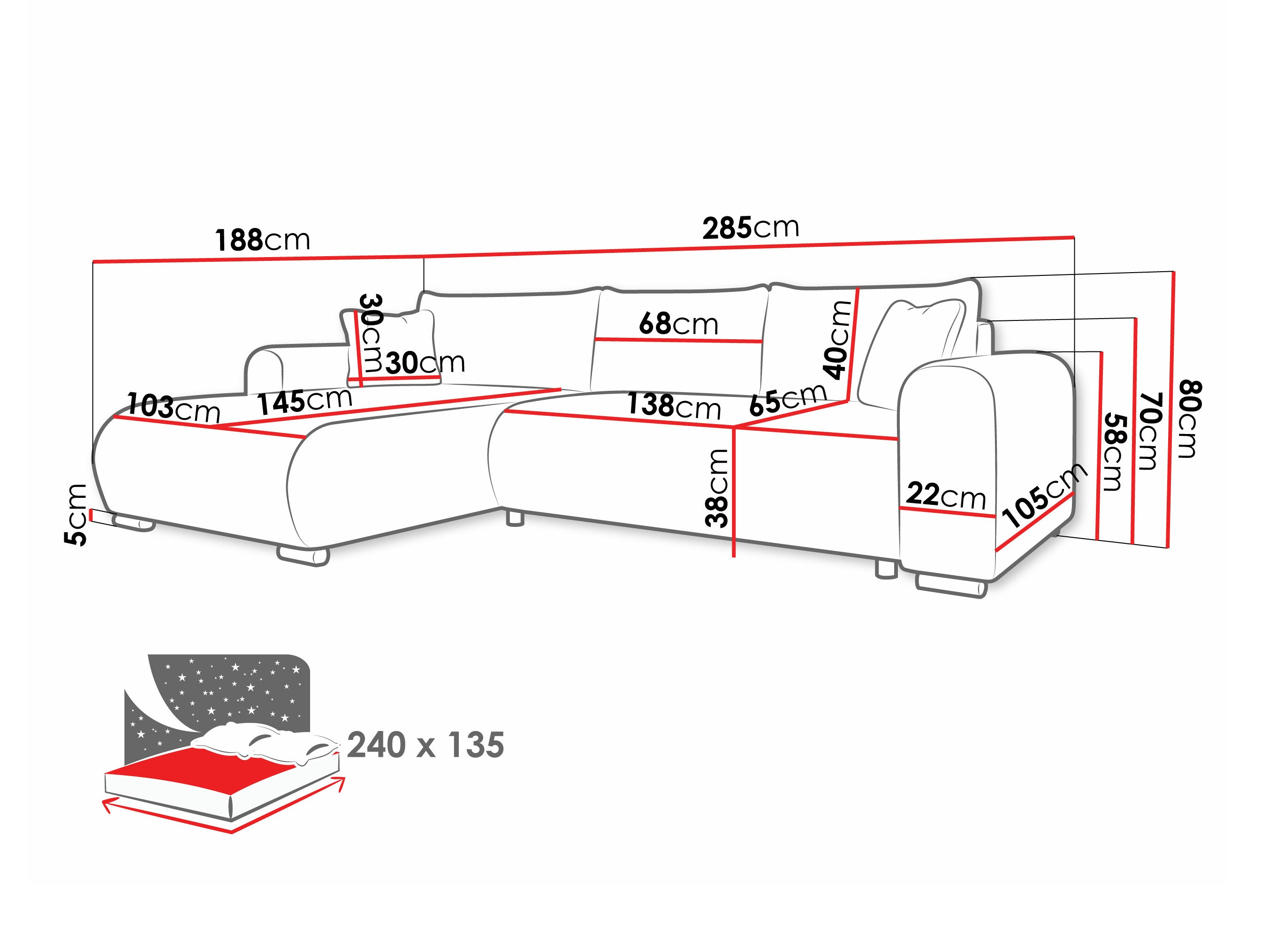 Hoekbank Comfivo 410 (Poso 100)