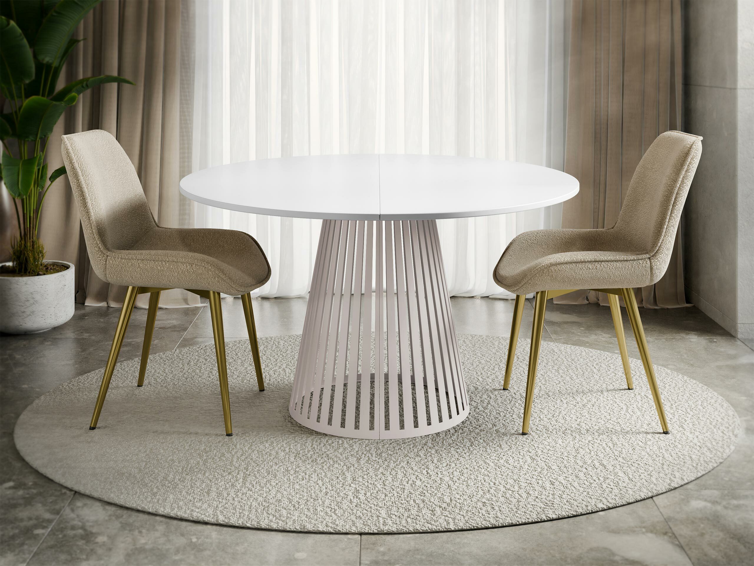 Tafel Prudentia (Wit + Kasjmier)