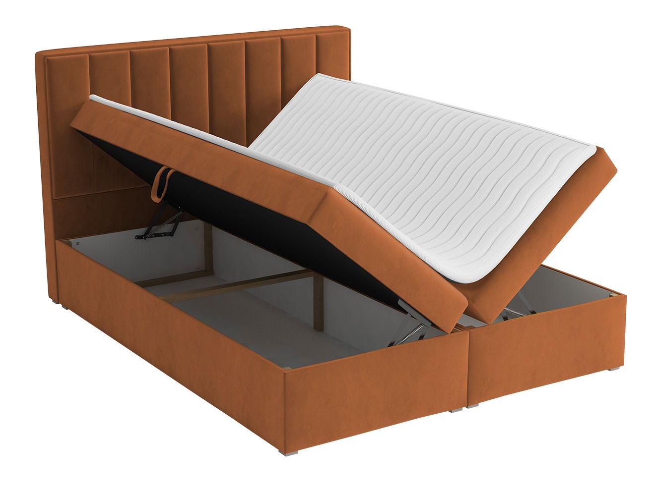 Boxspring Pomona 116 (Magic fluweel 2213)