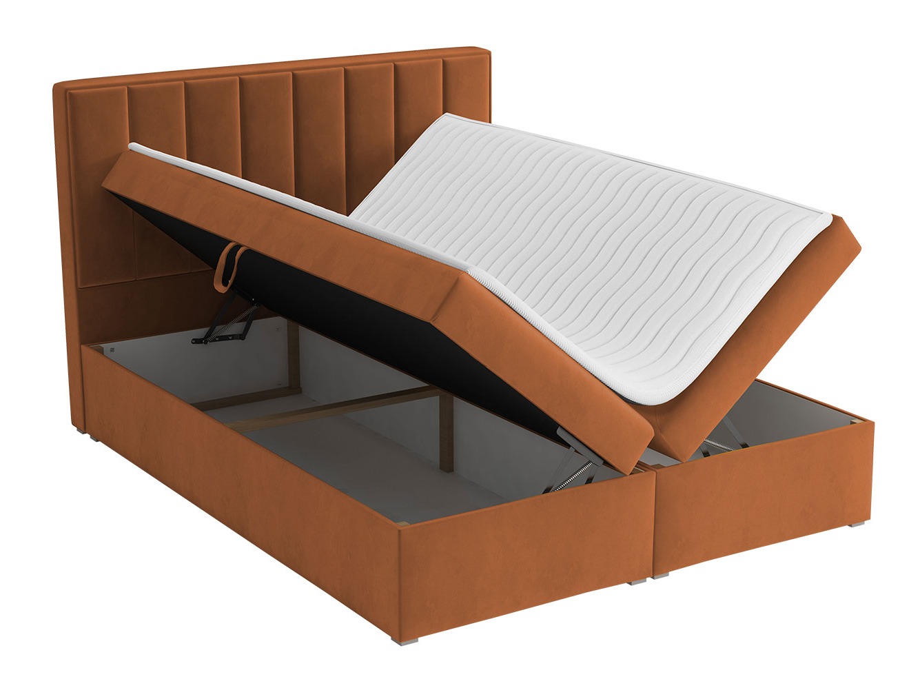 Boxspring Pomona 116 (Magic fluweel 2213)