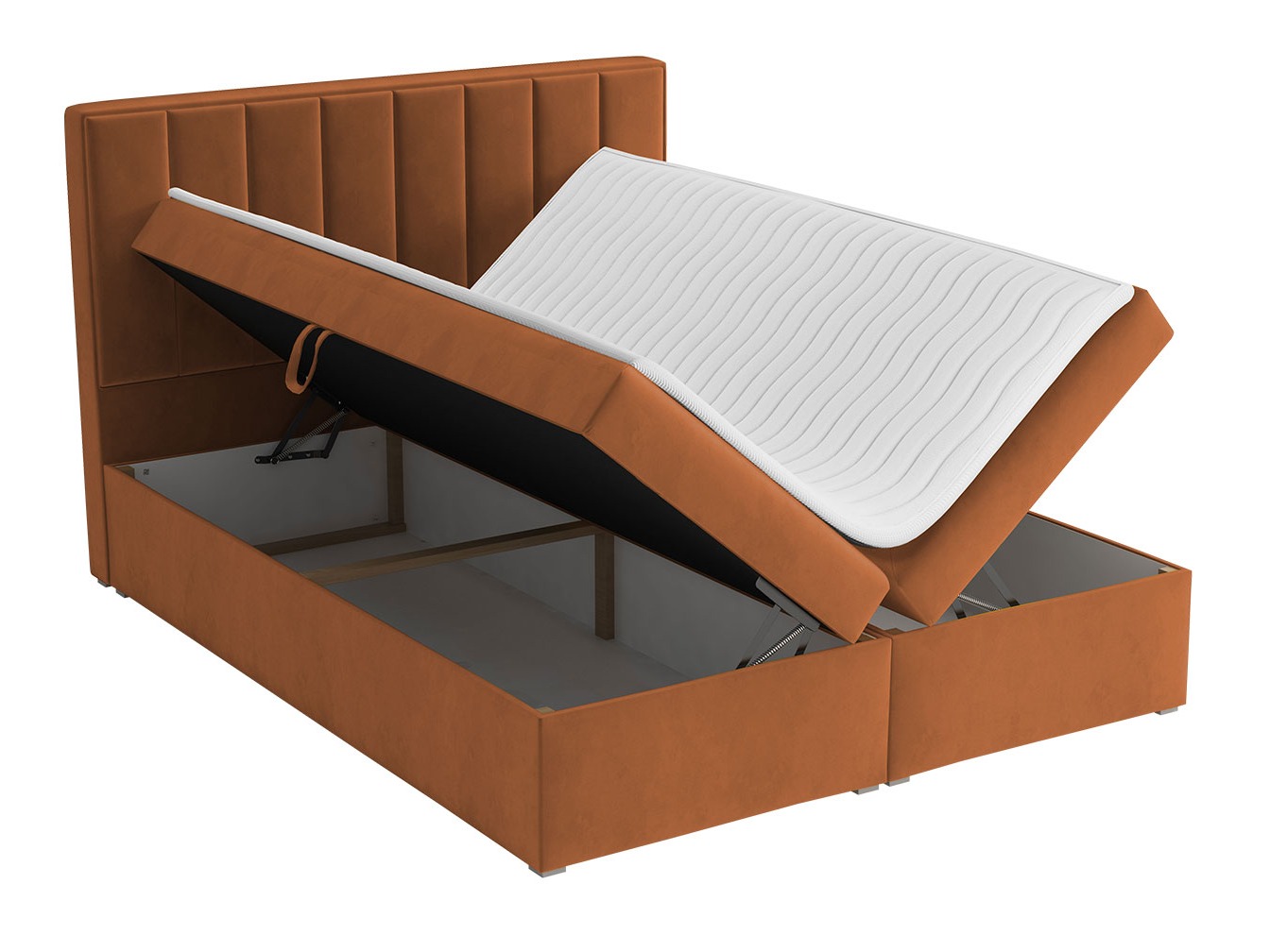 Boxspring Pomona 116 (Magic fluweel 2217)