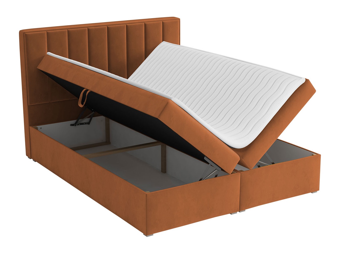 Boxspring Pomona 116 (Magic fluweel 2225)