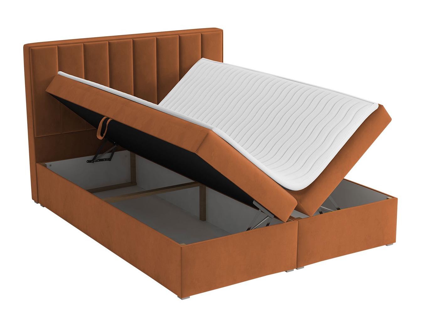 Boxspring Pomona 116 (Magic fluweel 2258)