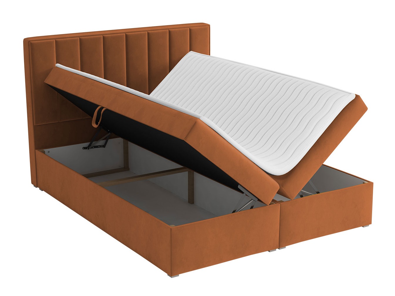 Boxspring Pomona 116 (Magic fluweel 2258)