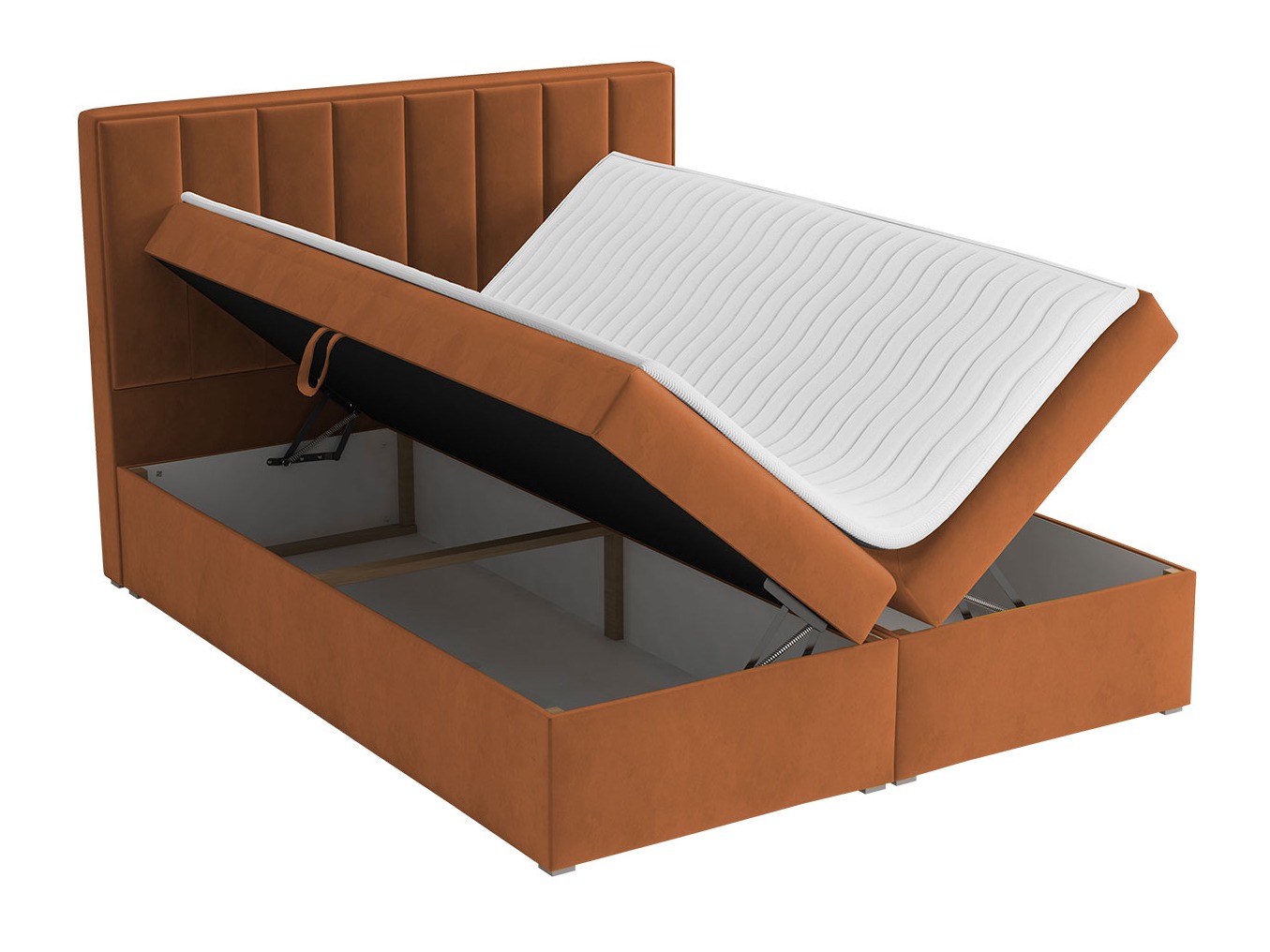 Boxspring Pomona 116 (Magic fluweel 2258)