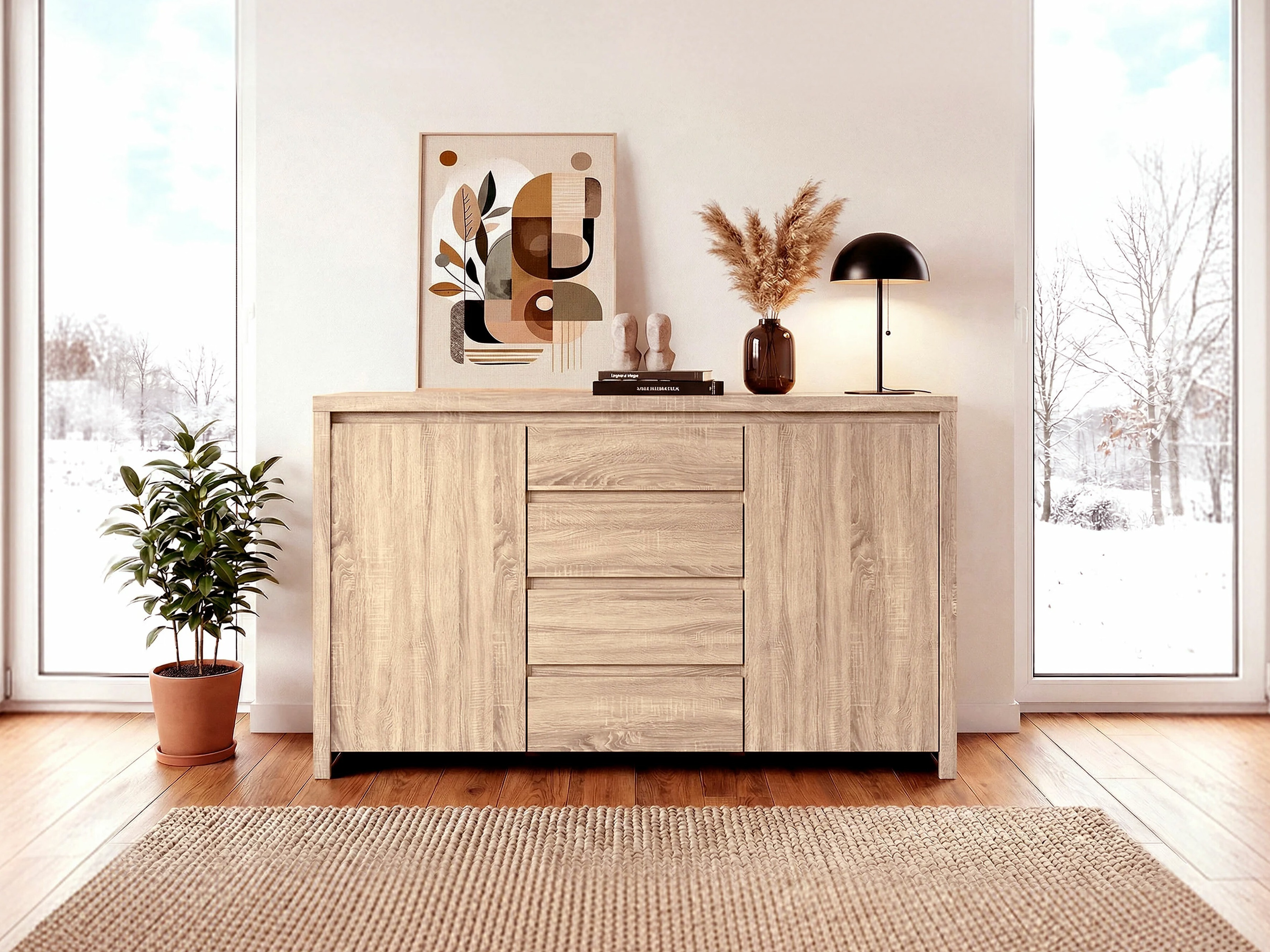 Ladekast Nolroma 103 (Sonoma eik)