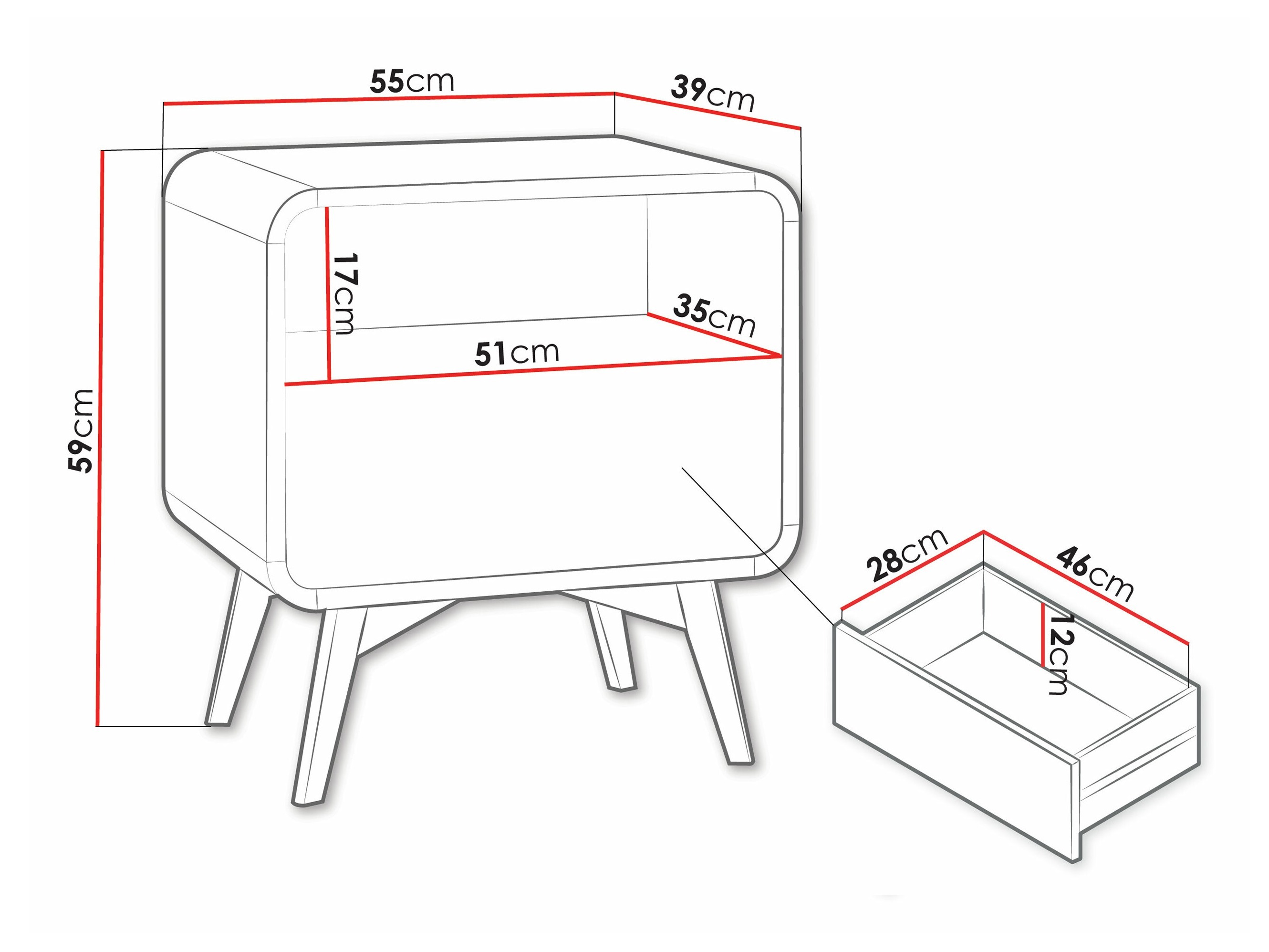 Nachtkastje Talsalo 106