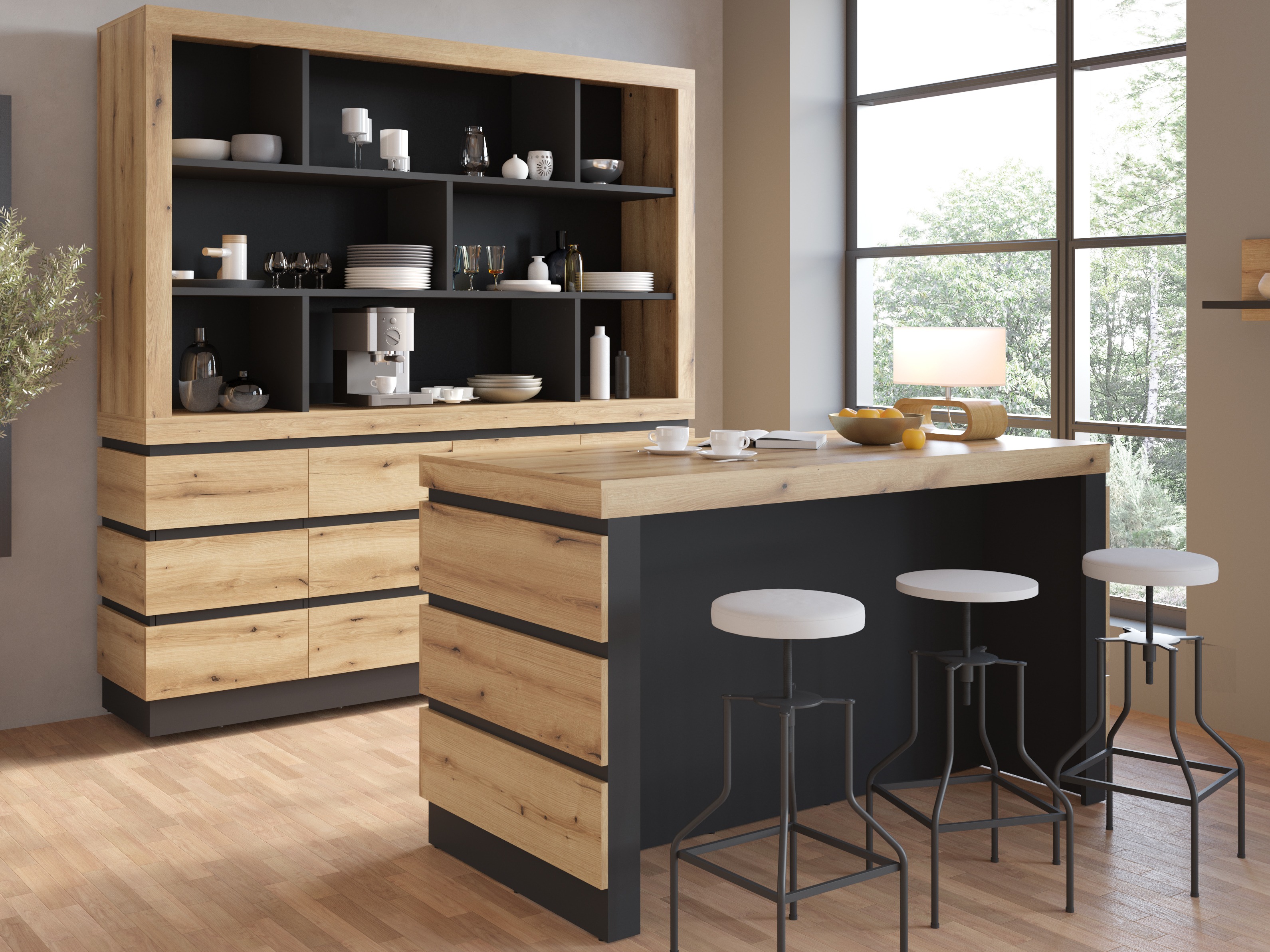 Boekenkast Enocira 123