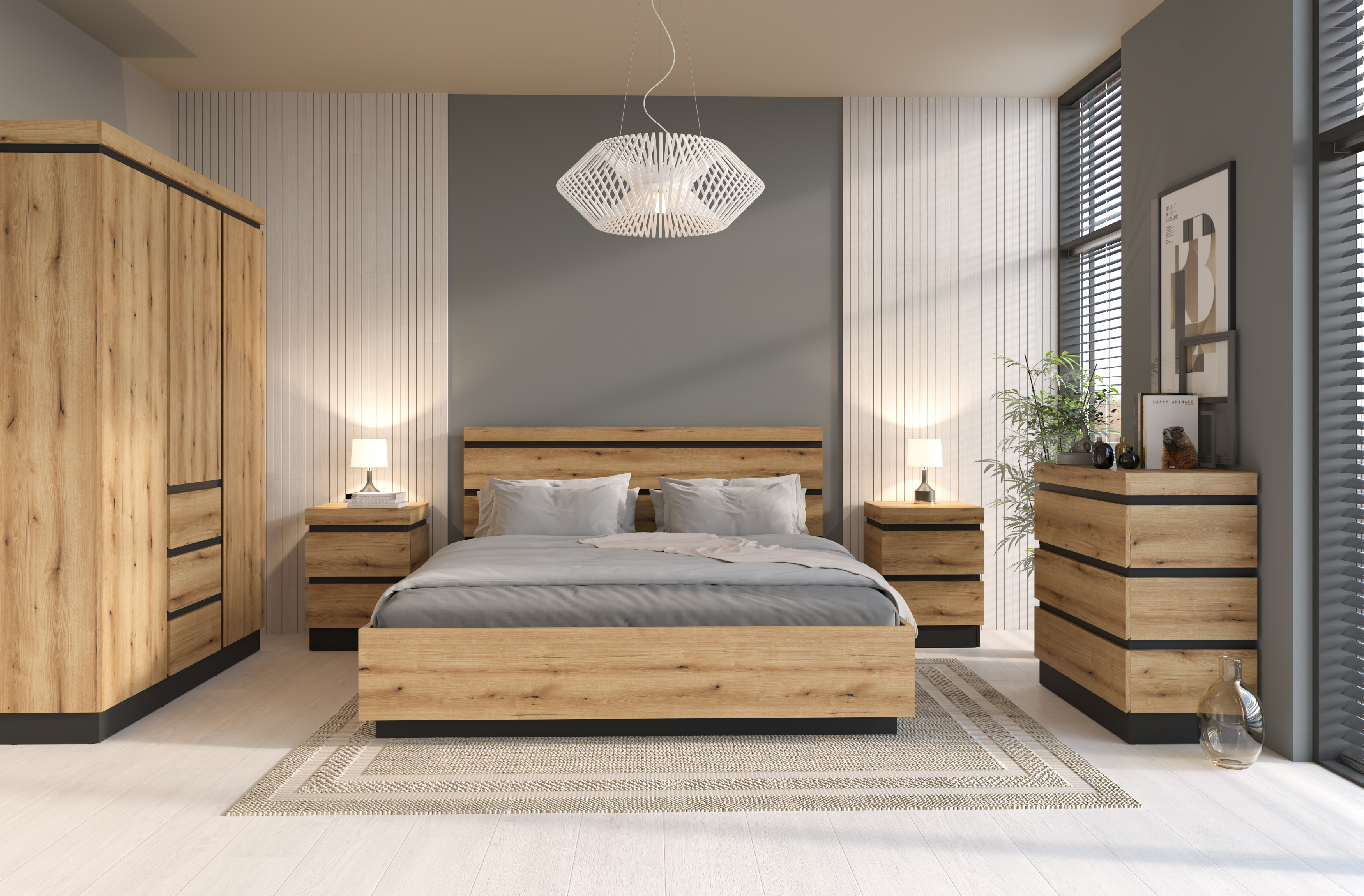 Bed Enocira 132 (180 x 200 cm)