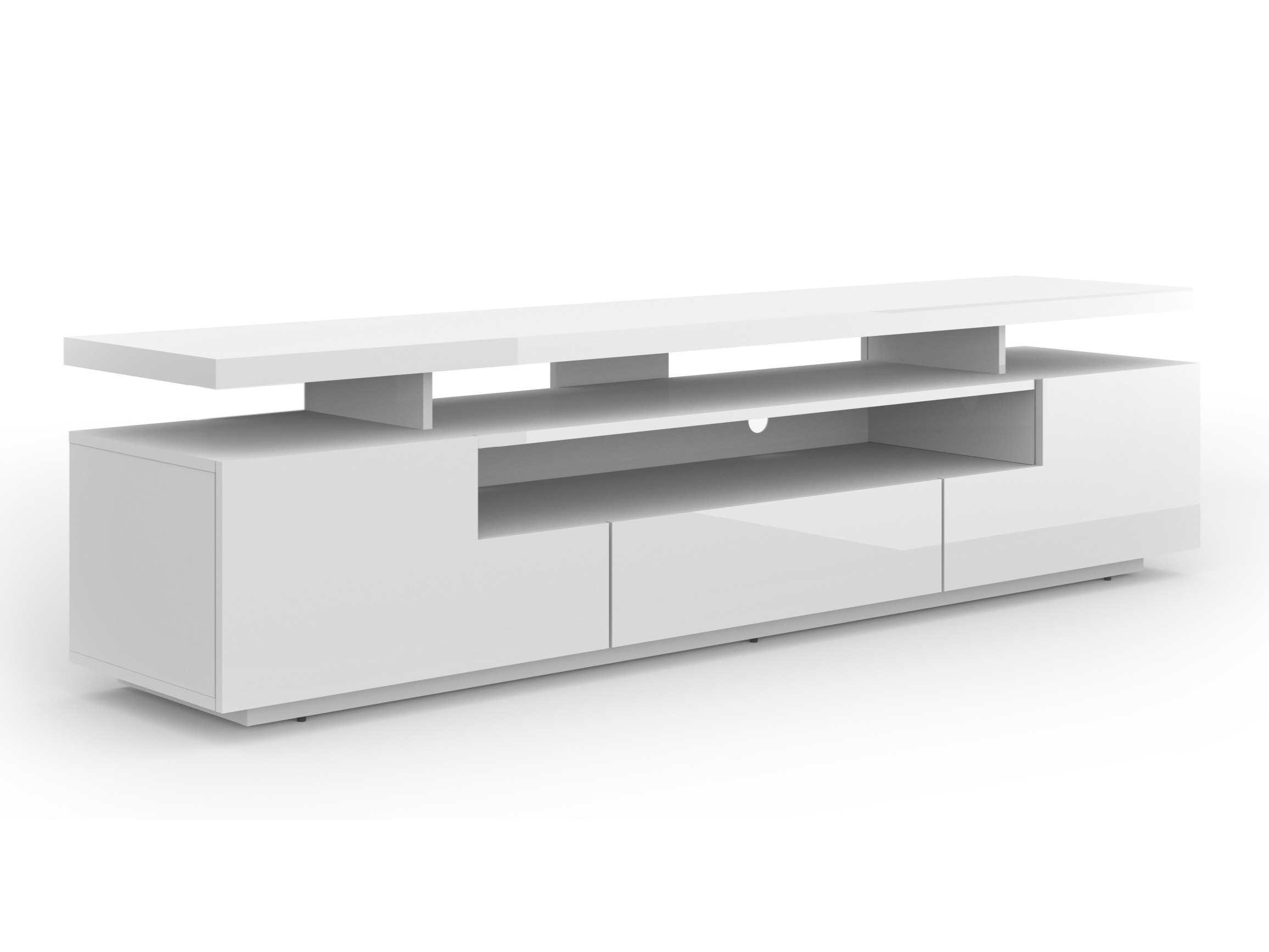 TV-meubel Buffalo 175 (Glanzend wit)