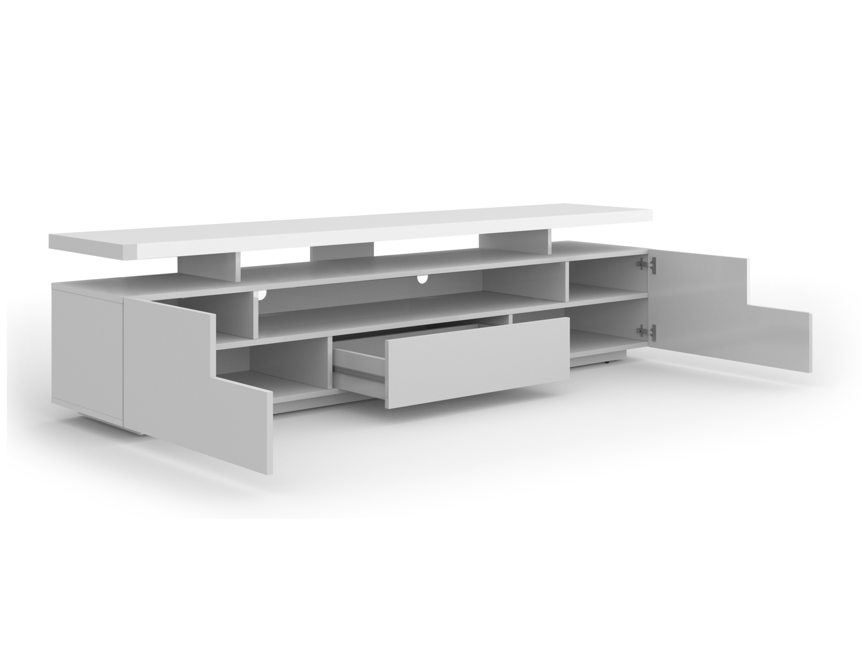 TV-meubel Buffalo 175 (Glanzend wit)