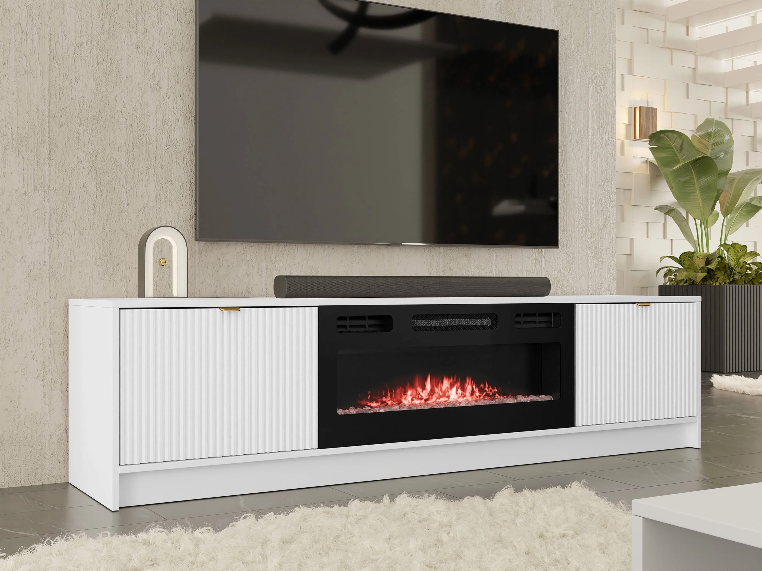 TV-meubel Comfivo Larmire 109 (Wit)