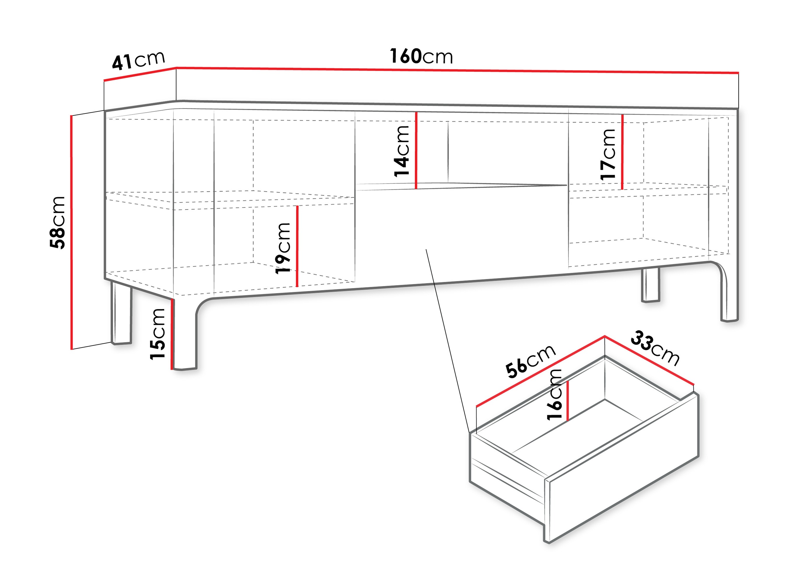 TV-meubel Mavtoru 103