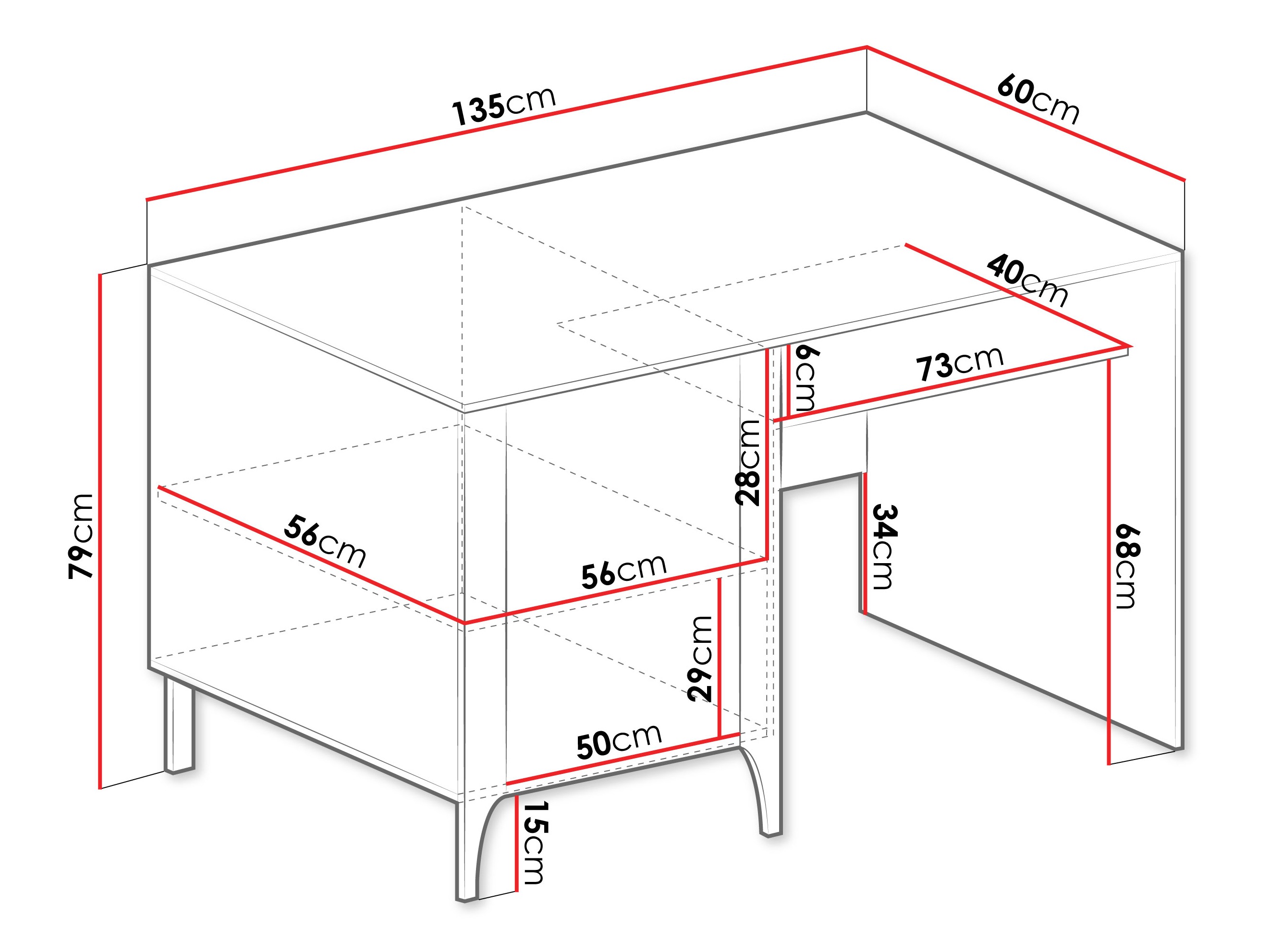 Bureau Mavtoru 108 (Zwart)