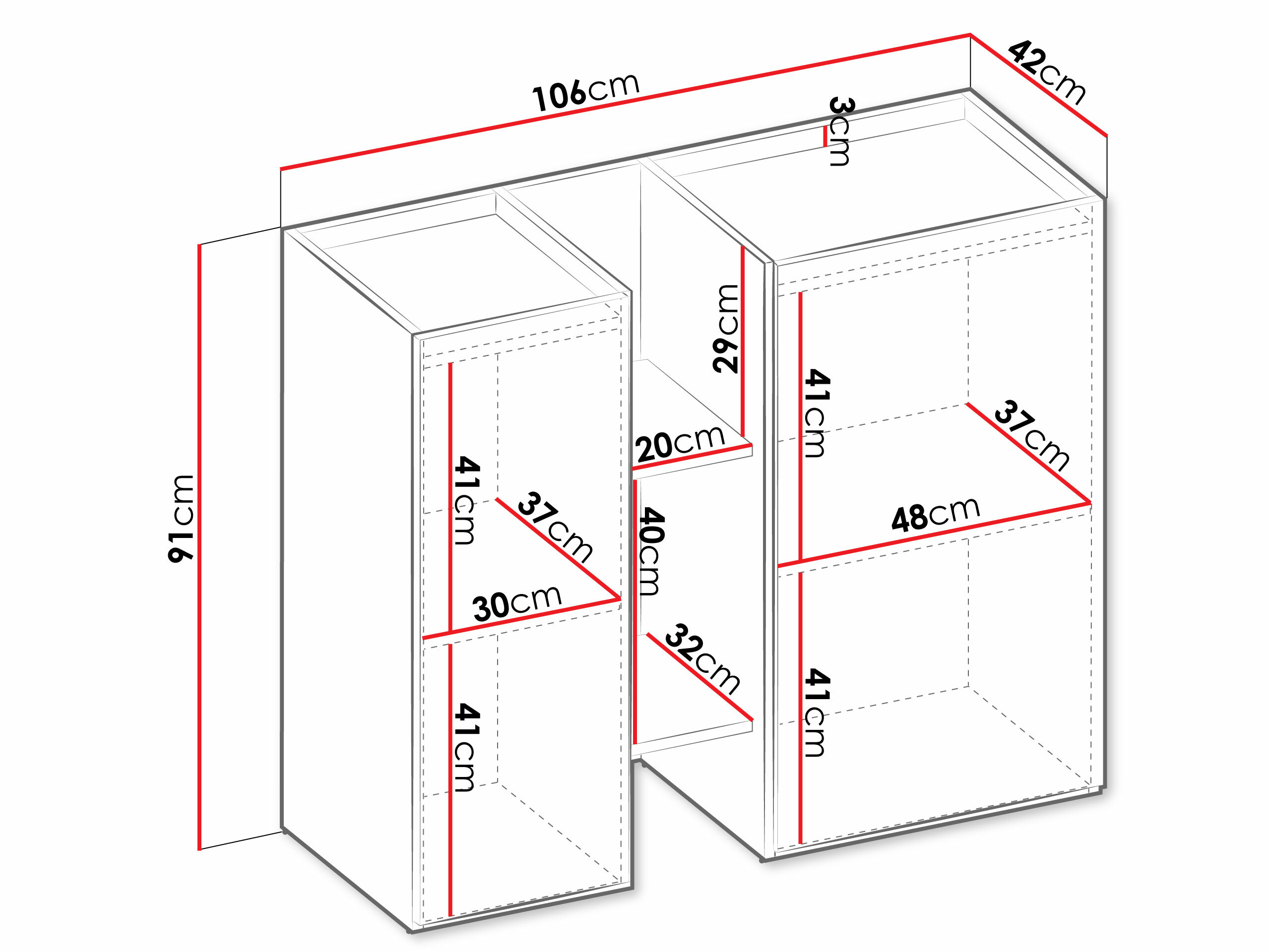 Dressoir Tivseva 106
