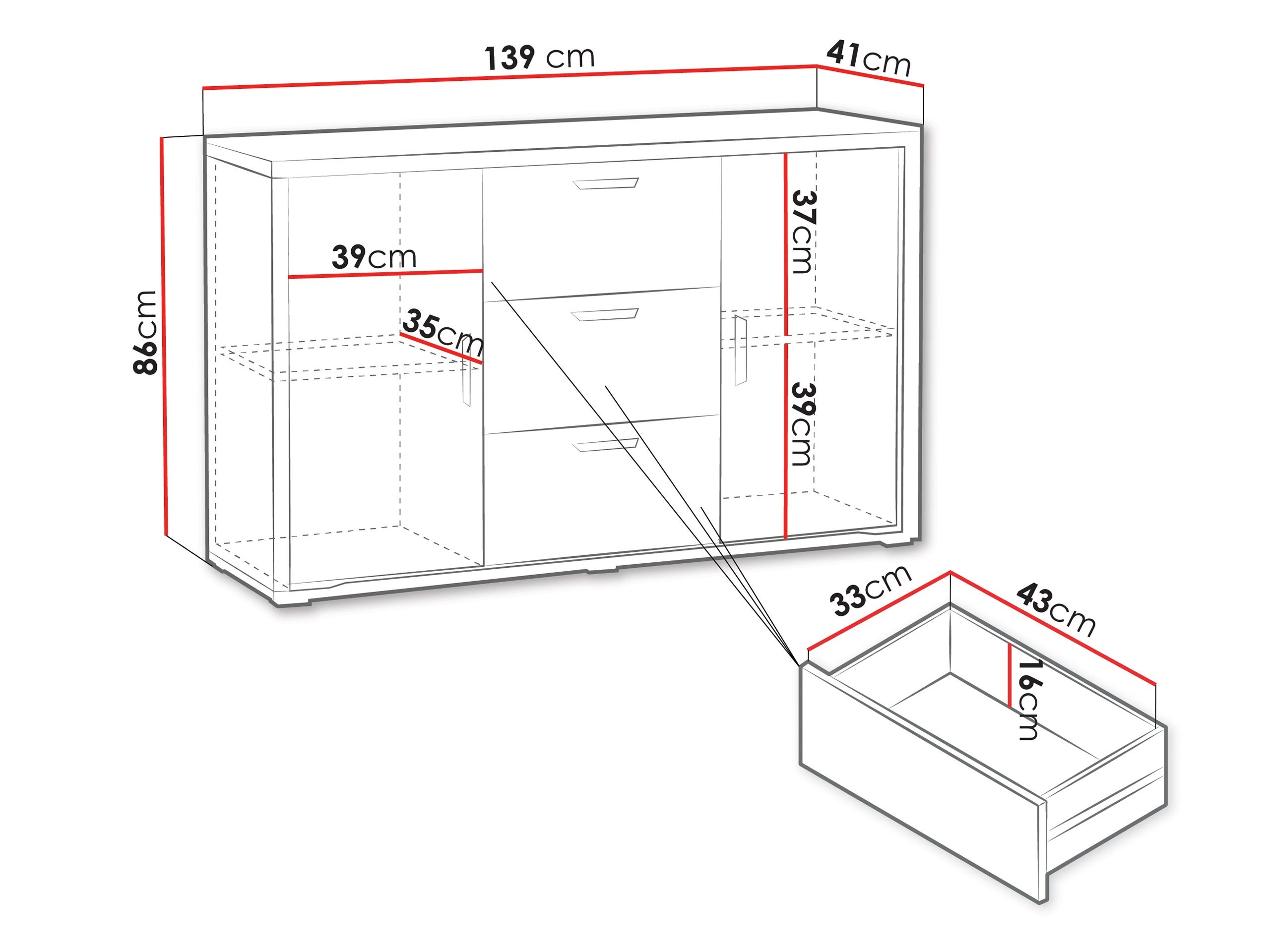 Ladekast Elisale 101