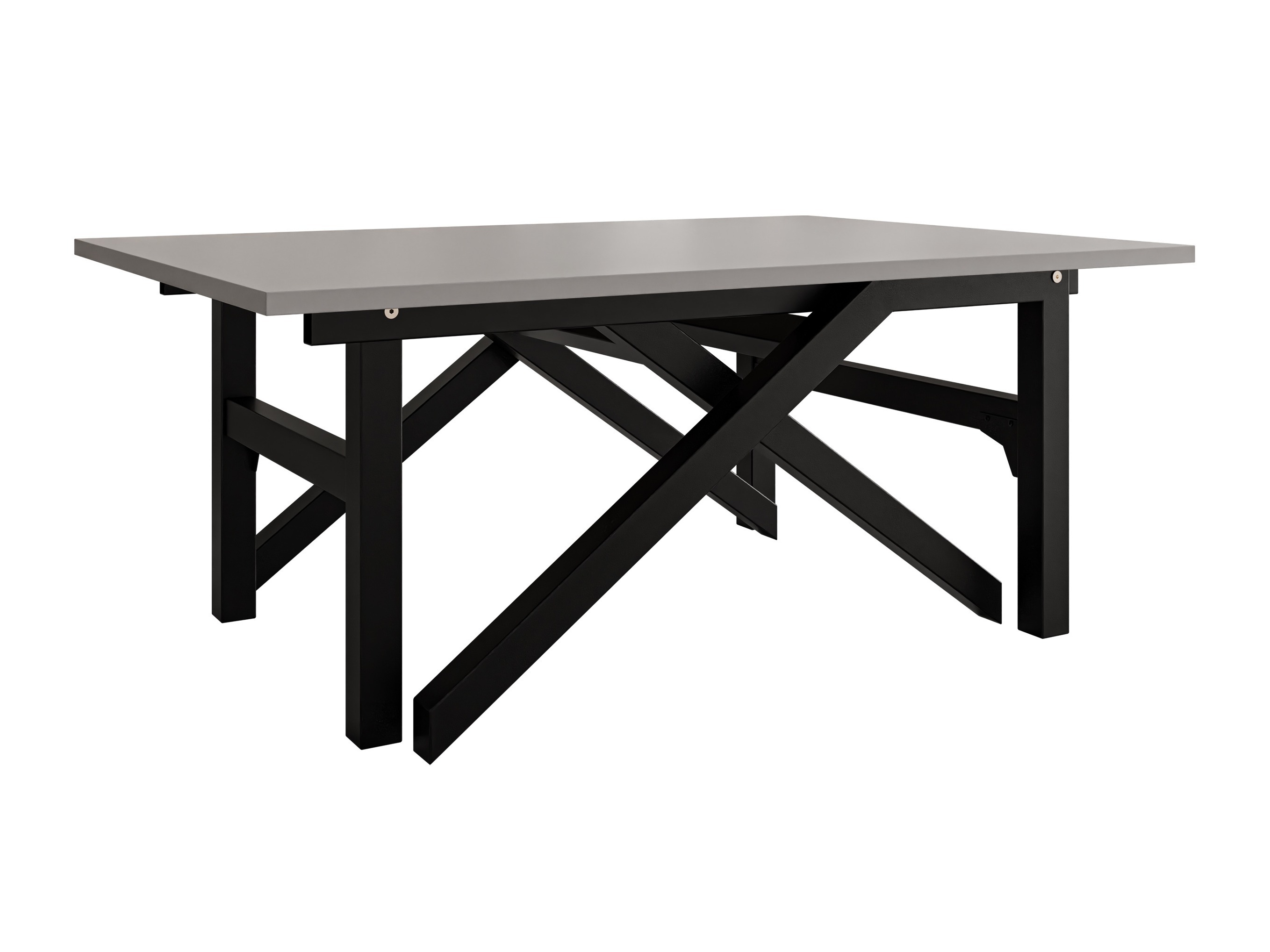 Transformeerbare salontafel Oswego 151 (Grafiet + Zwart)