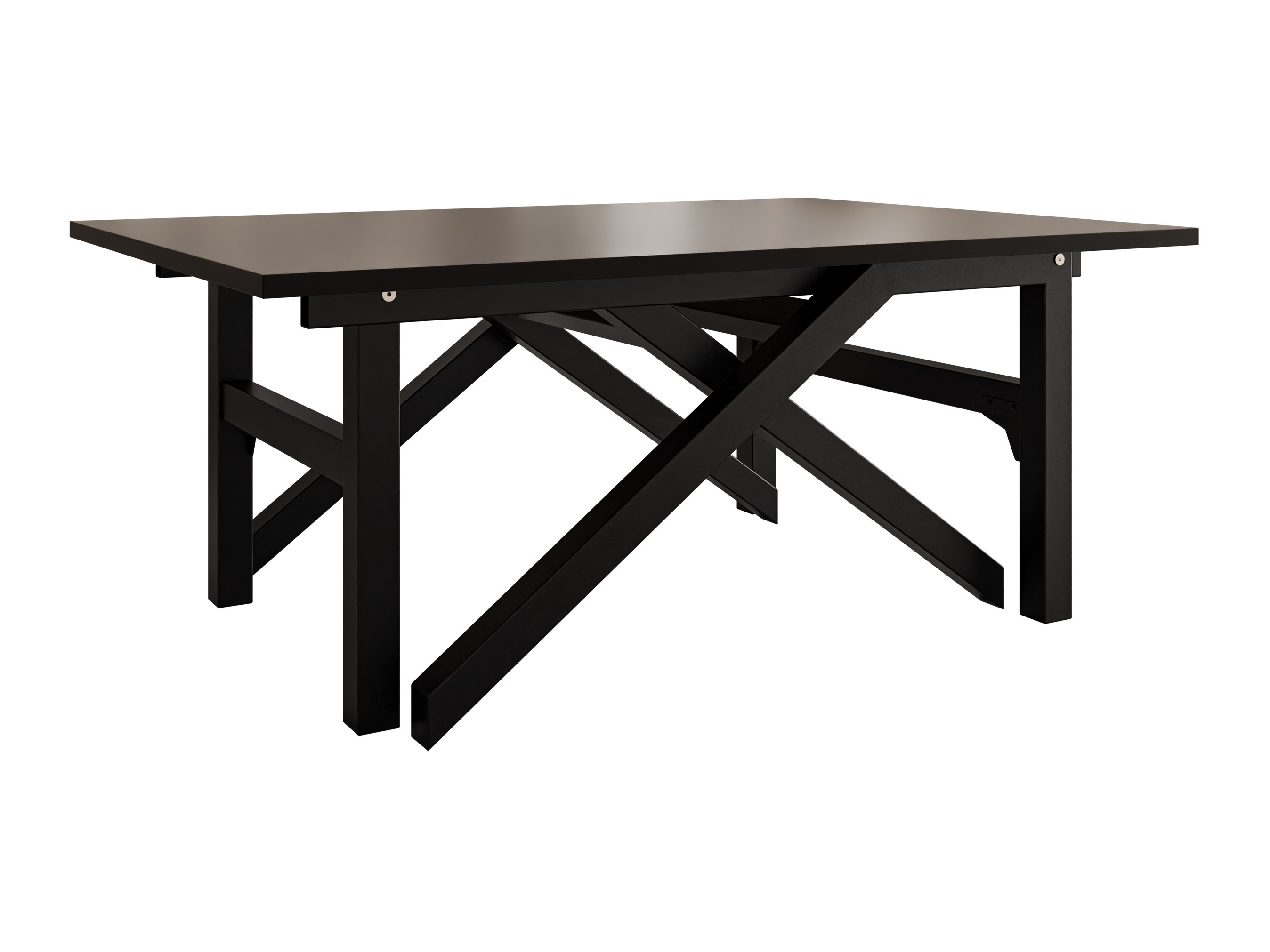 Transformeerbare salontafel Oswego 151 (Zwart)
