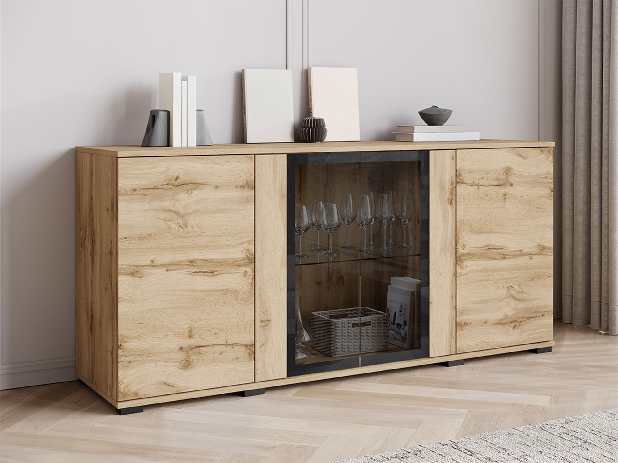 Dressoir Torcame 102 (Wotan eik)
