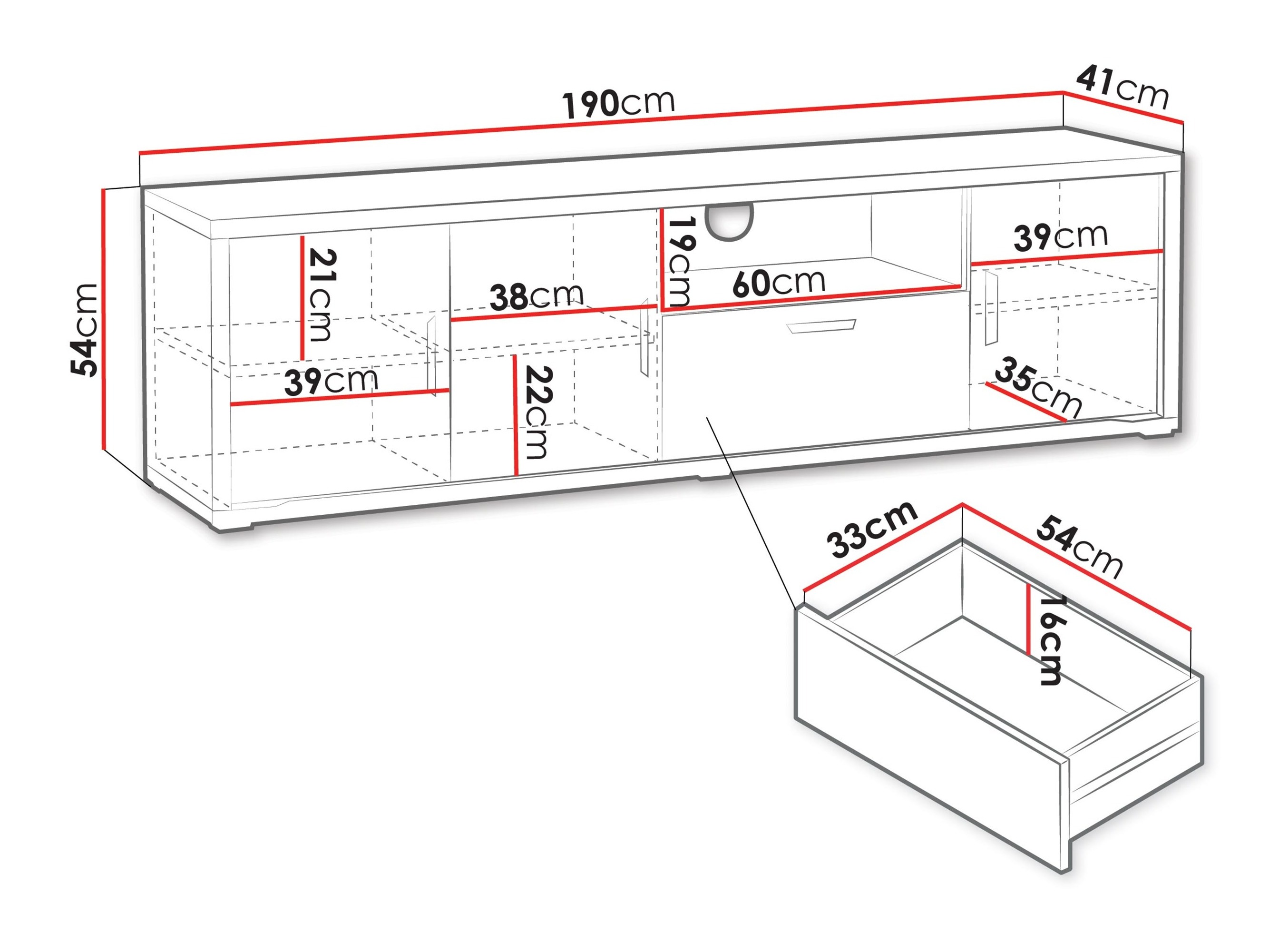 TV-meubel Elisale 104
