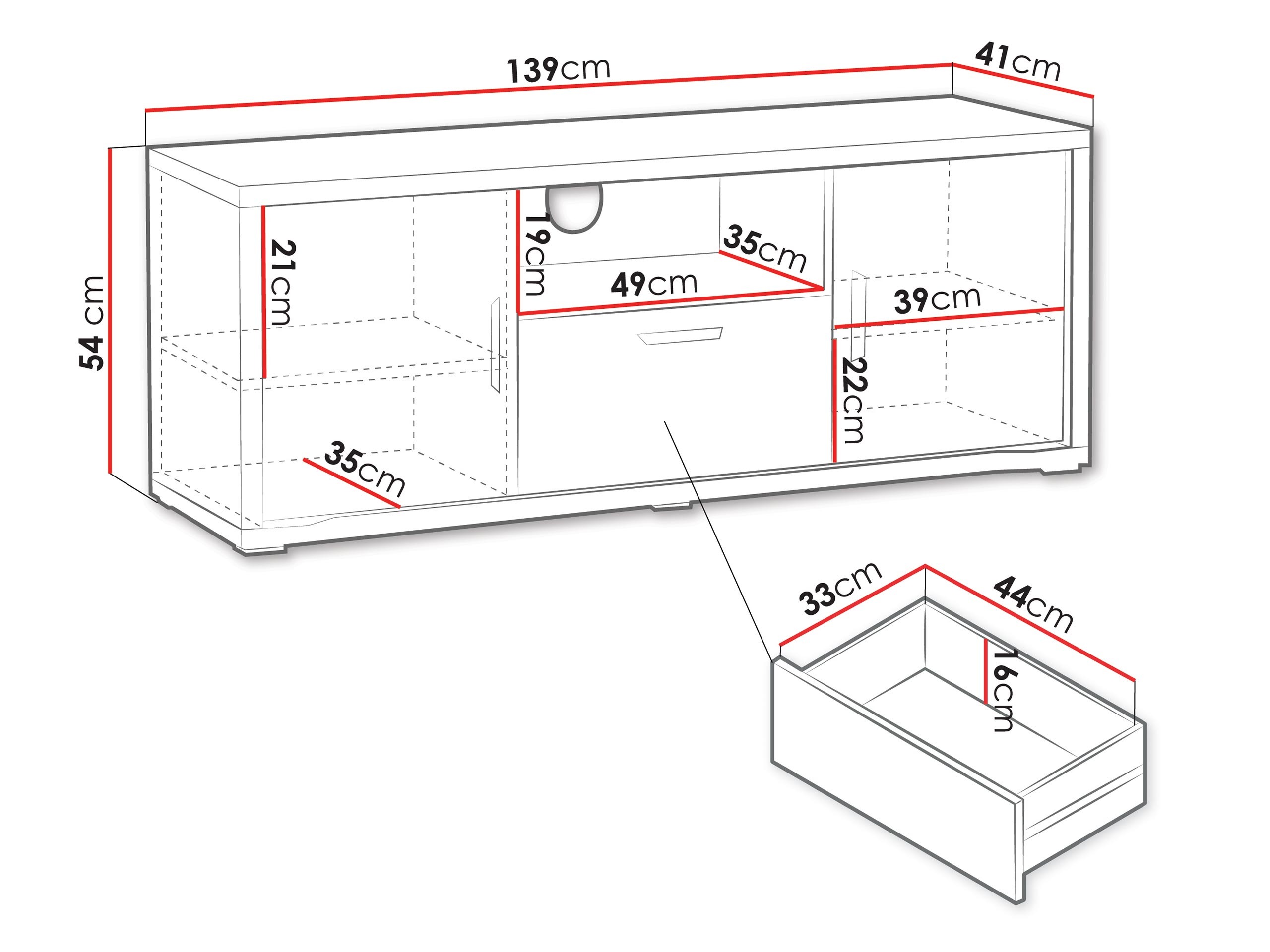 TV-meubel Elisale 105