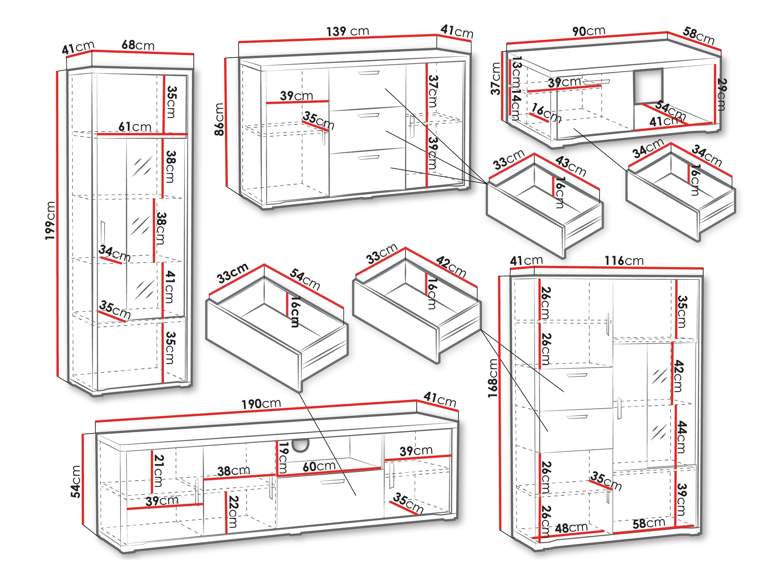 Woonkamerset Elisale 110