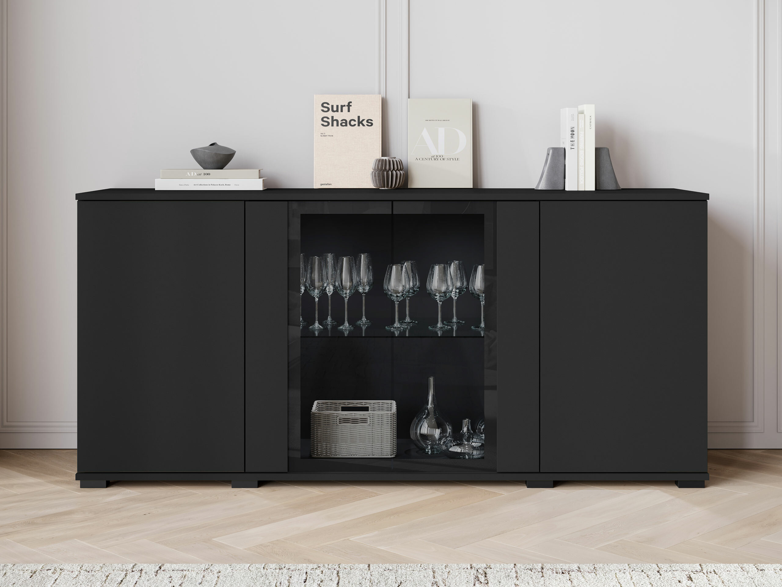 Dressoir Torcame 102 (Zwart)