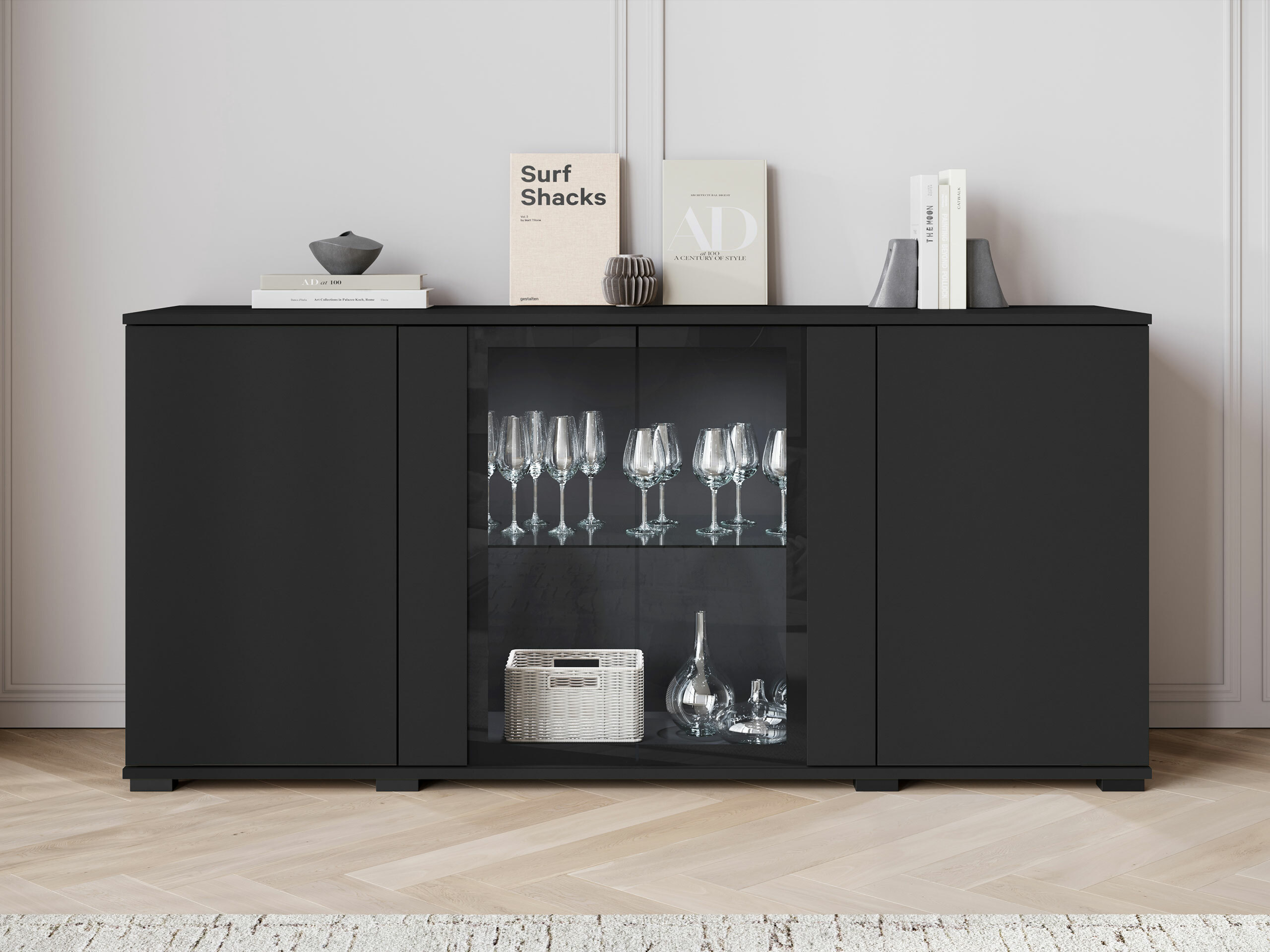 Dressoir Torcame 102 (Zwart)