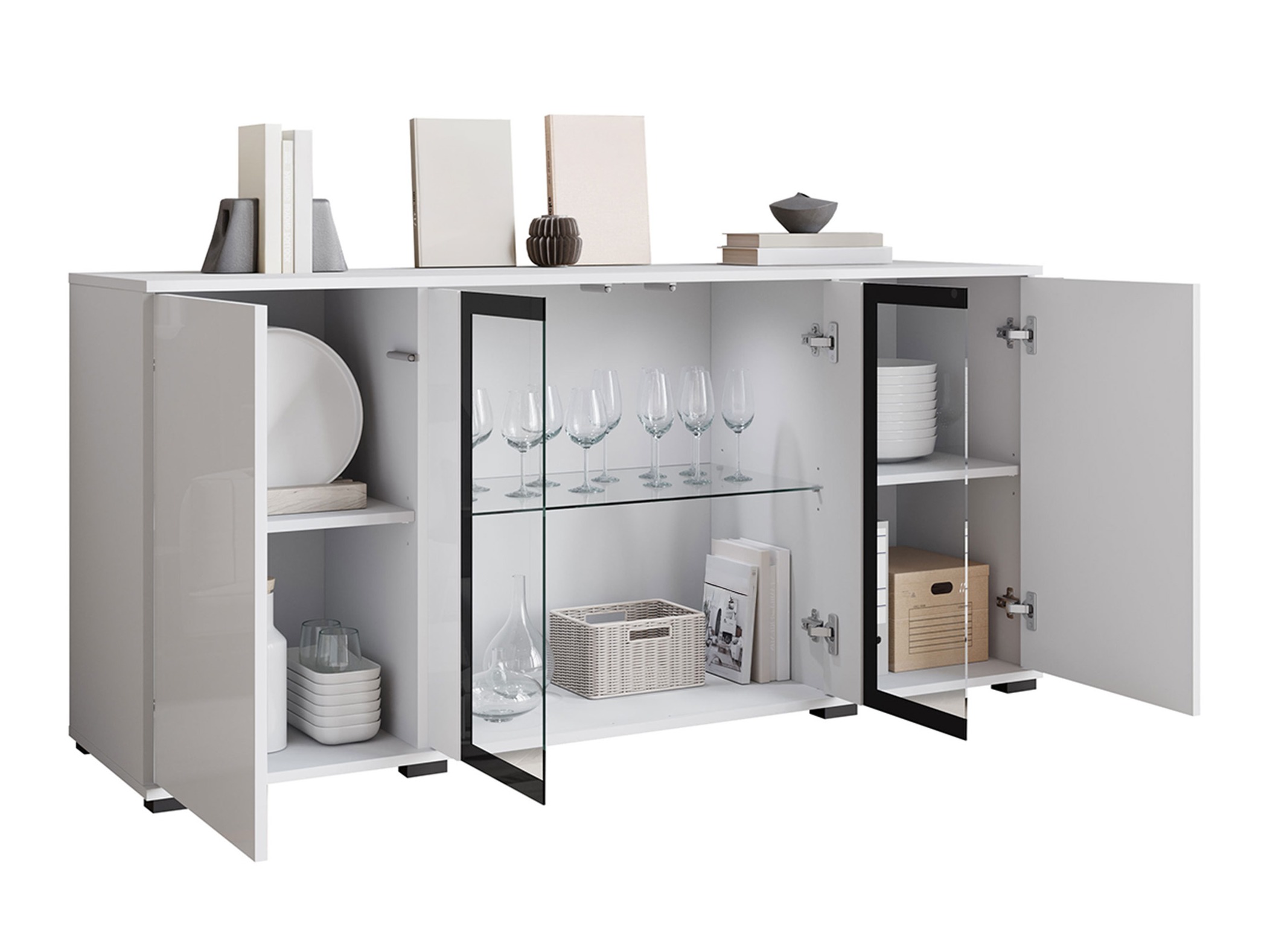 Dressoir Torcame 102 (Zwart)