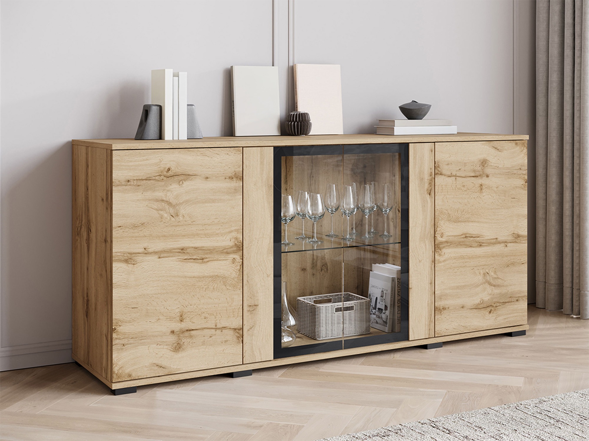 Dressoir Torcame 102 (Wotan eik)