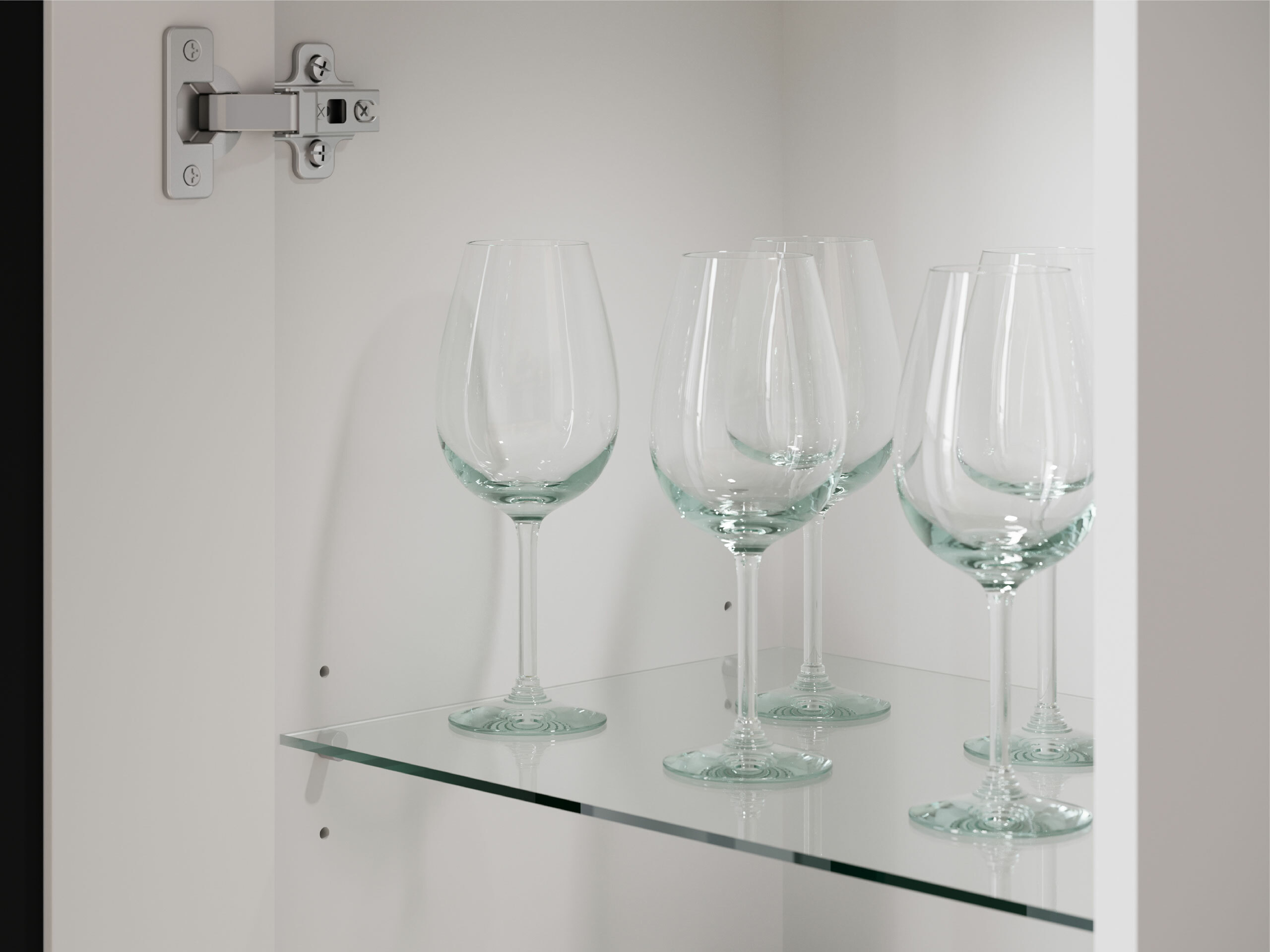 Woonkamerset Torcame 103 (Wit + Glanzend wit)