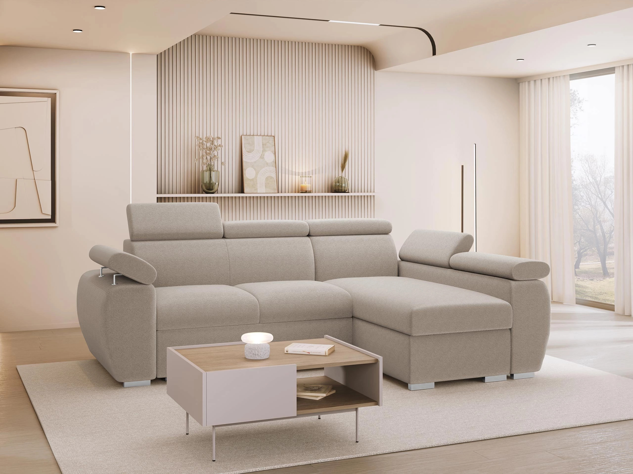 Hoekbank Columbus 132 (Paros 2)