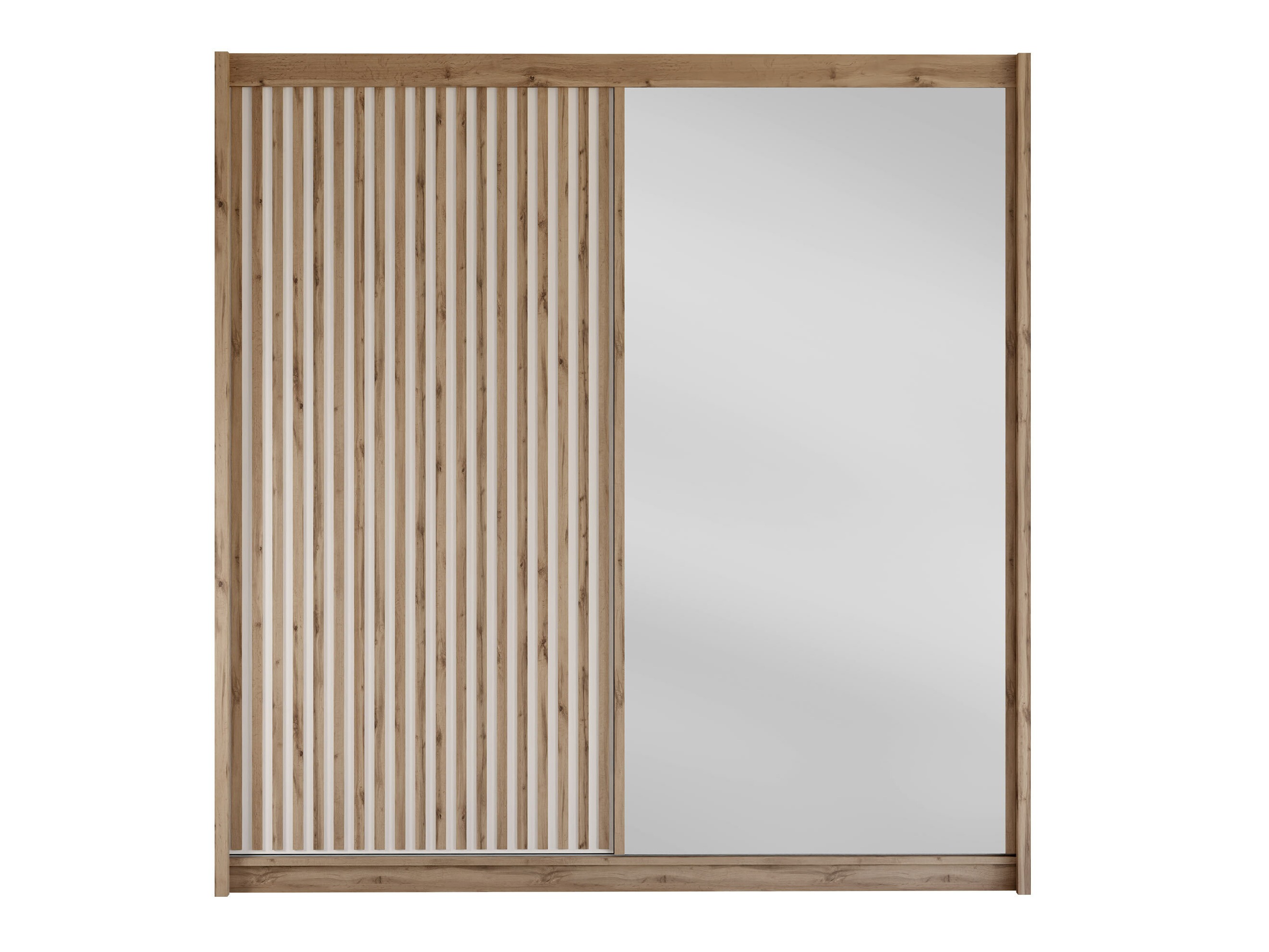 Kledingkast Gemes (Kasjmier + Wotan eik)