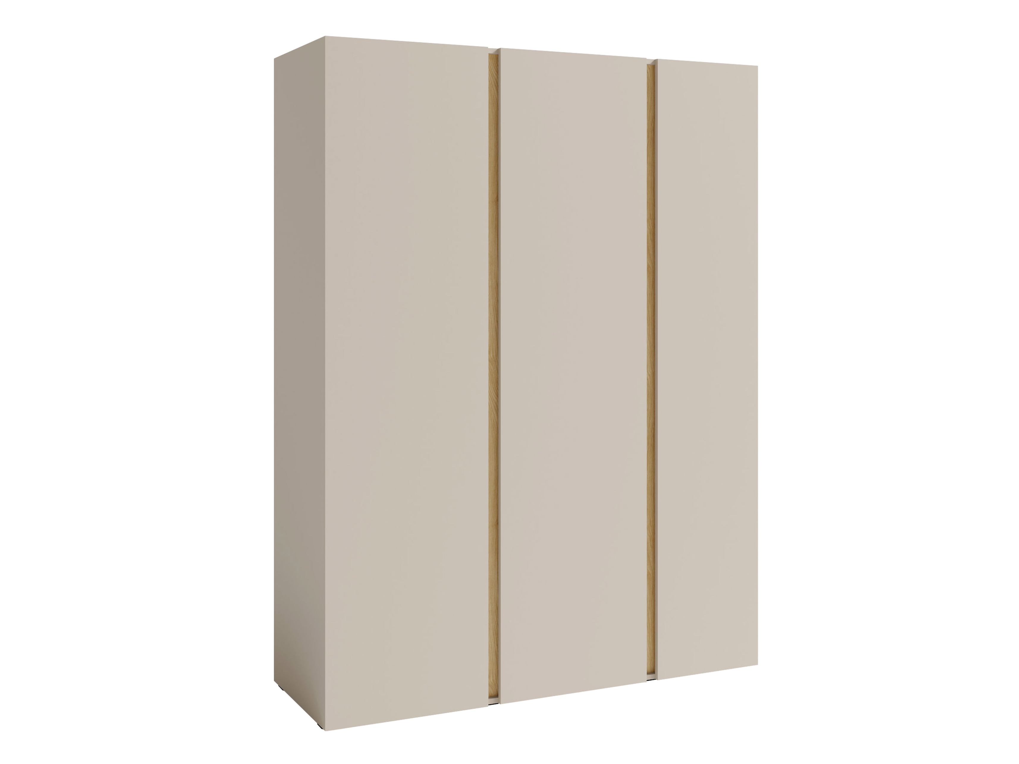 Kledingkast Fiosono 100 (Beige + Licht eiken)
