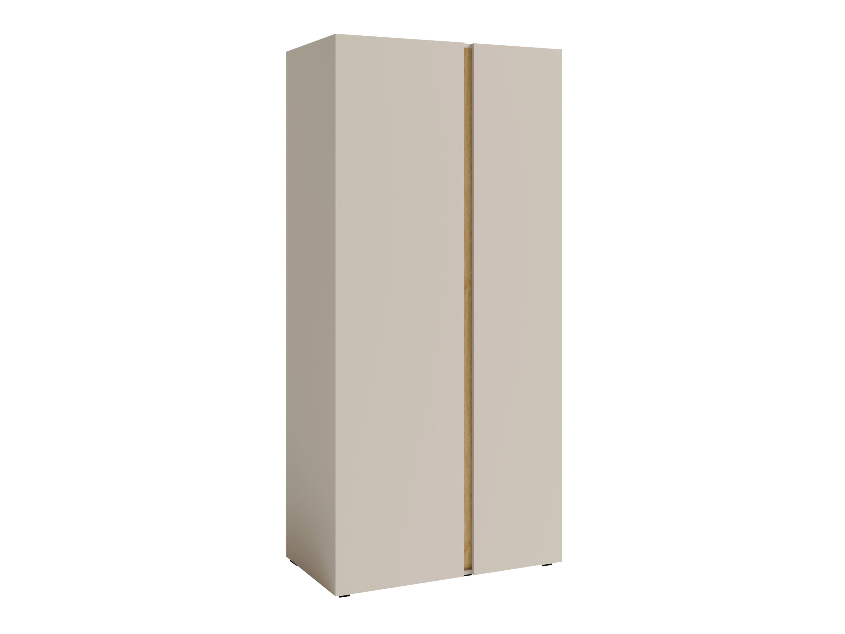 Kledingkast Fiosono 102 (Beige + Eiken)