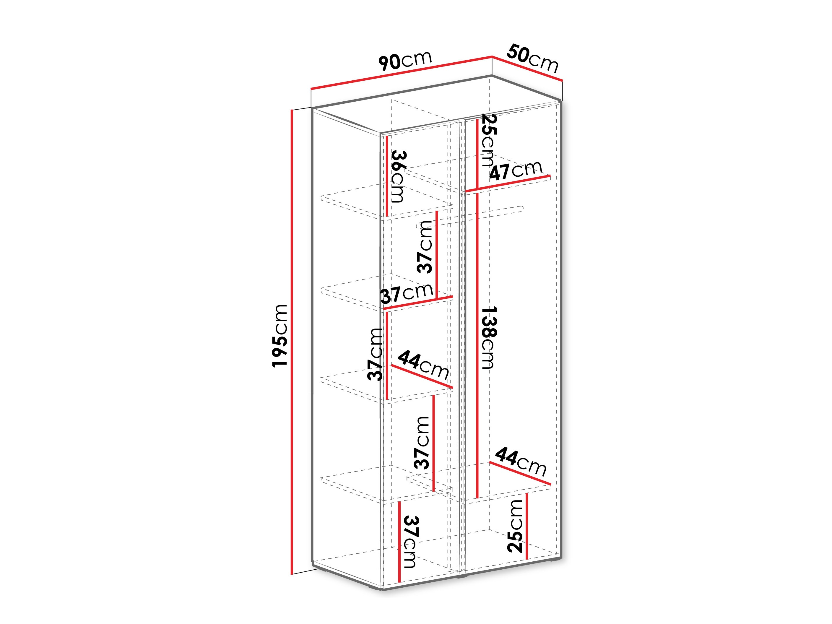 Kledingkast Fiosono 102 (Beige + Licht eiken)
