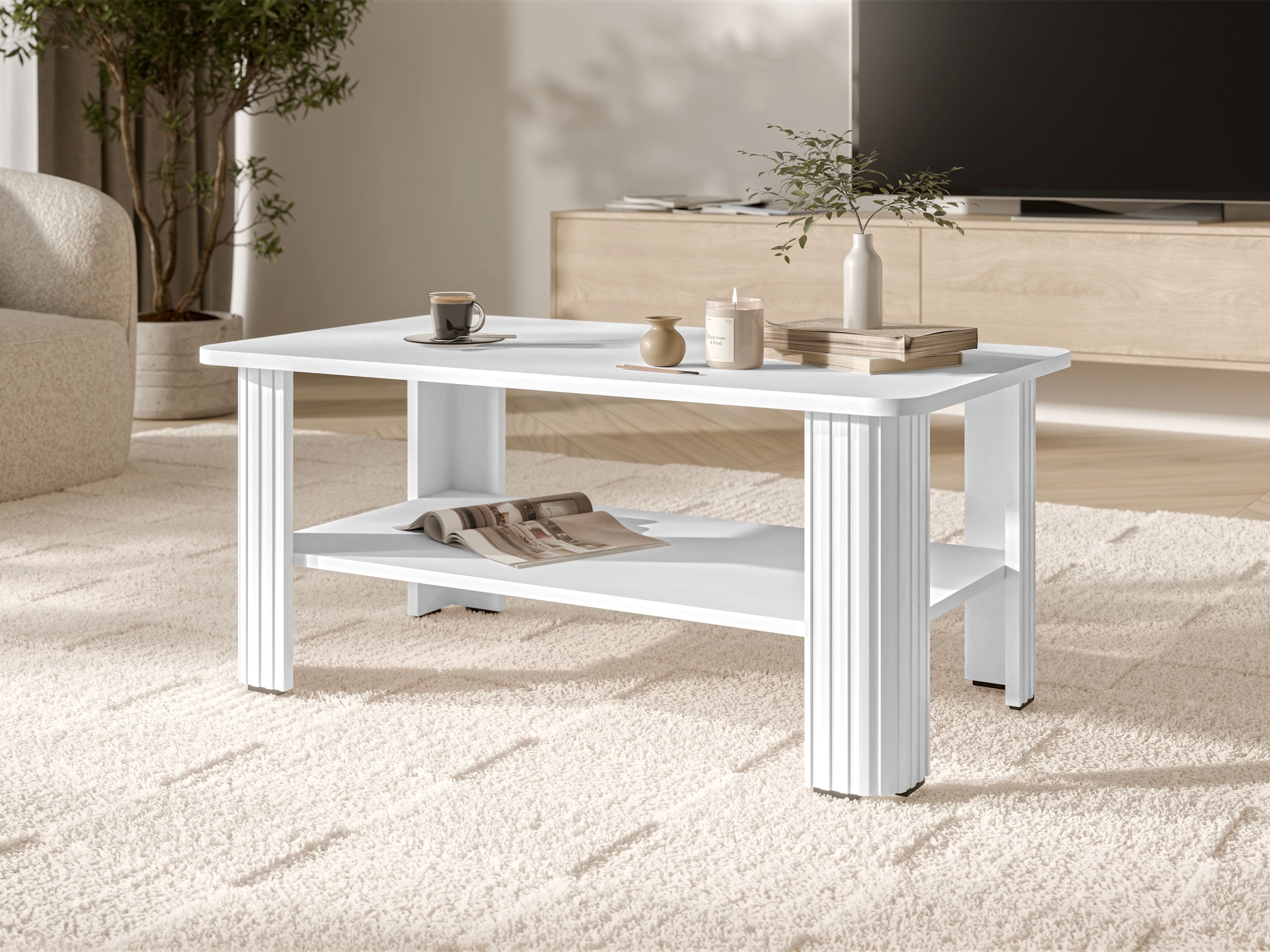 Salontafel Charlotte 213 (Wit)