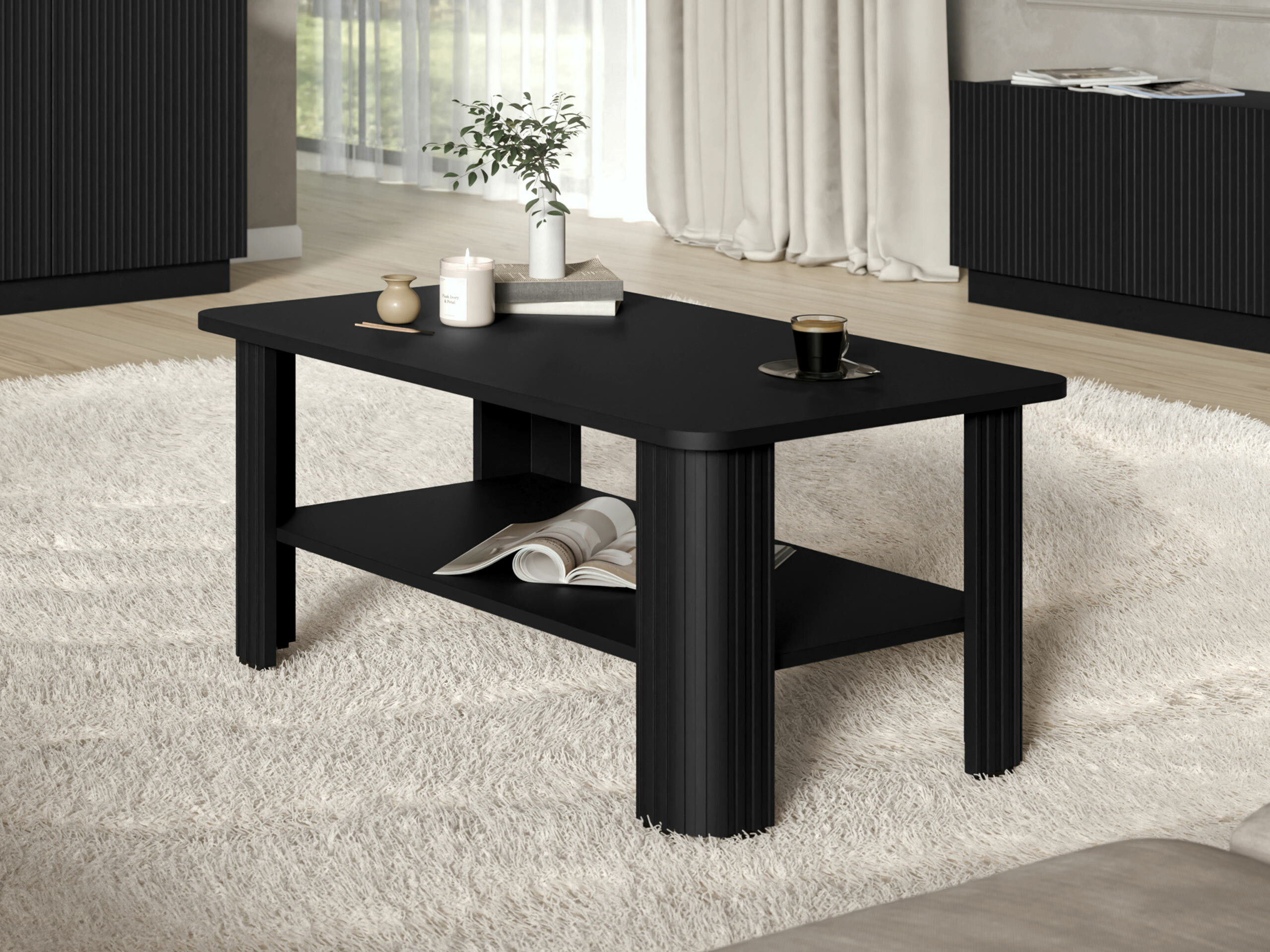 Salontafel Charlotte 213 (Zwart)