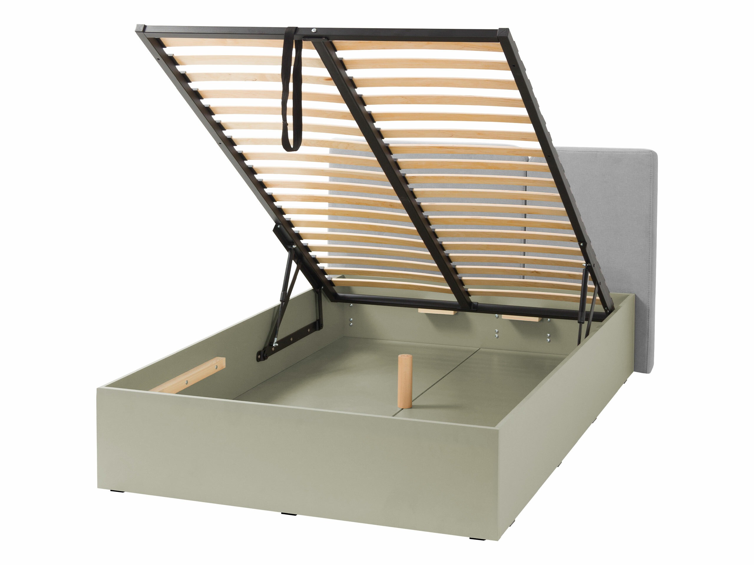 Bed Fiosono 112 (Beige + Licht eiken)