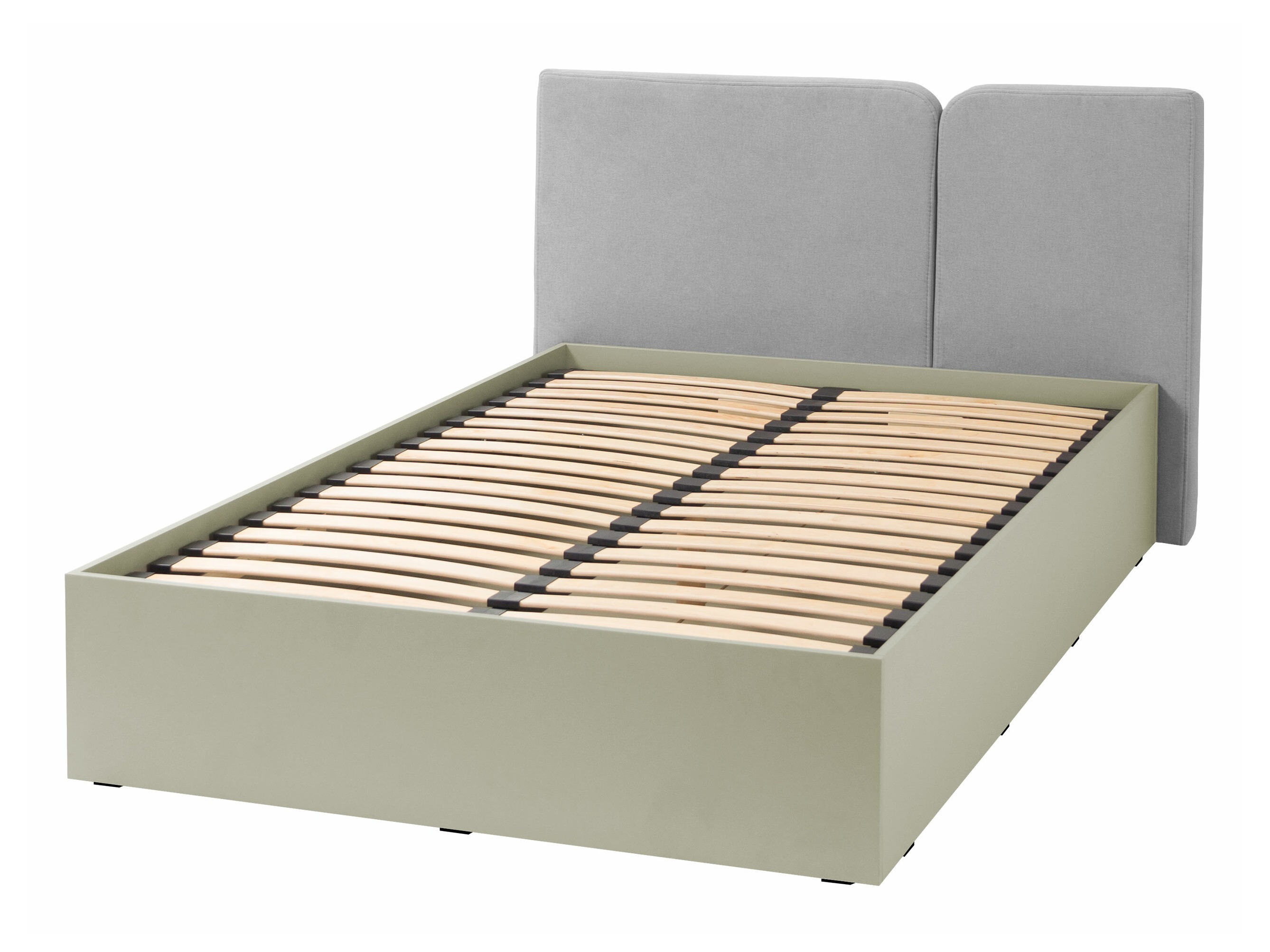 Bed Fiosono 112 (Beige + Licht eiken)