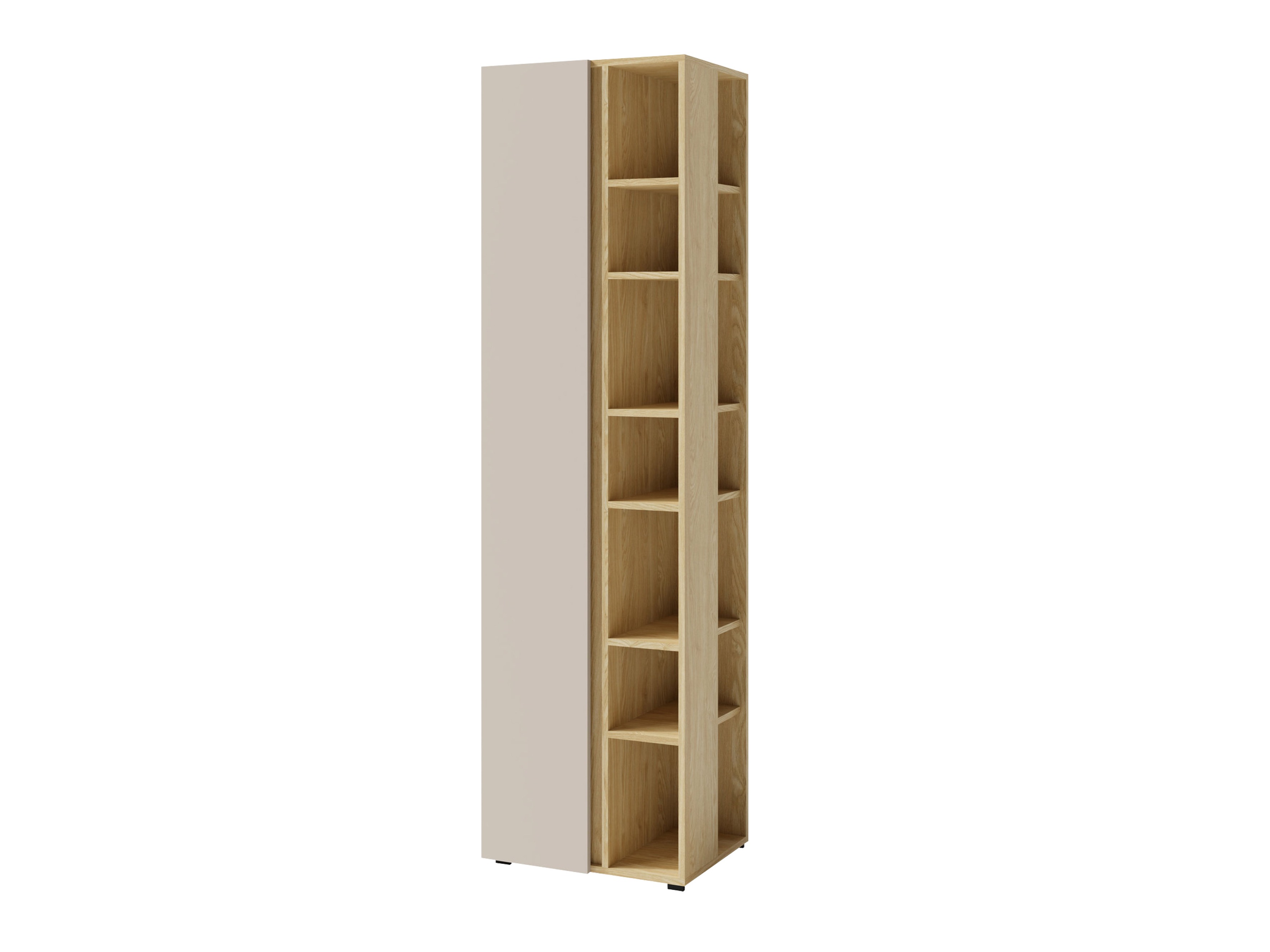 Boekenkast Fiosono 103 (Beige + Eiken)