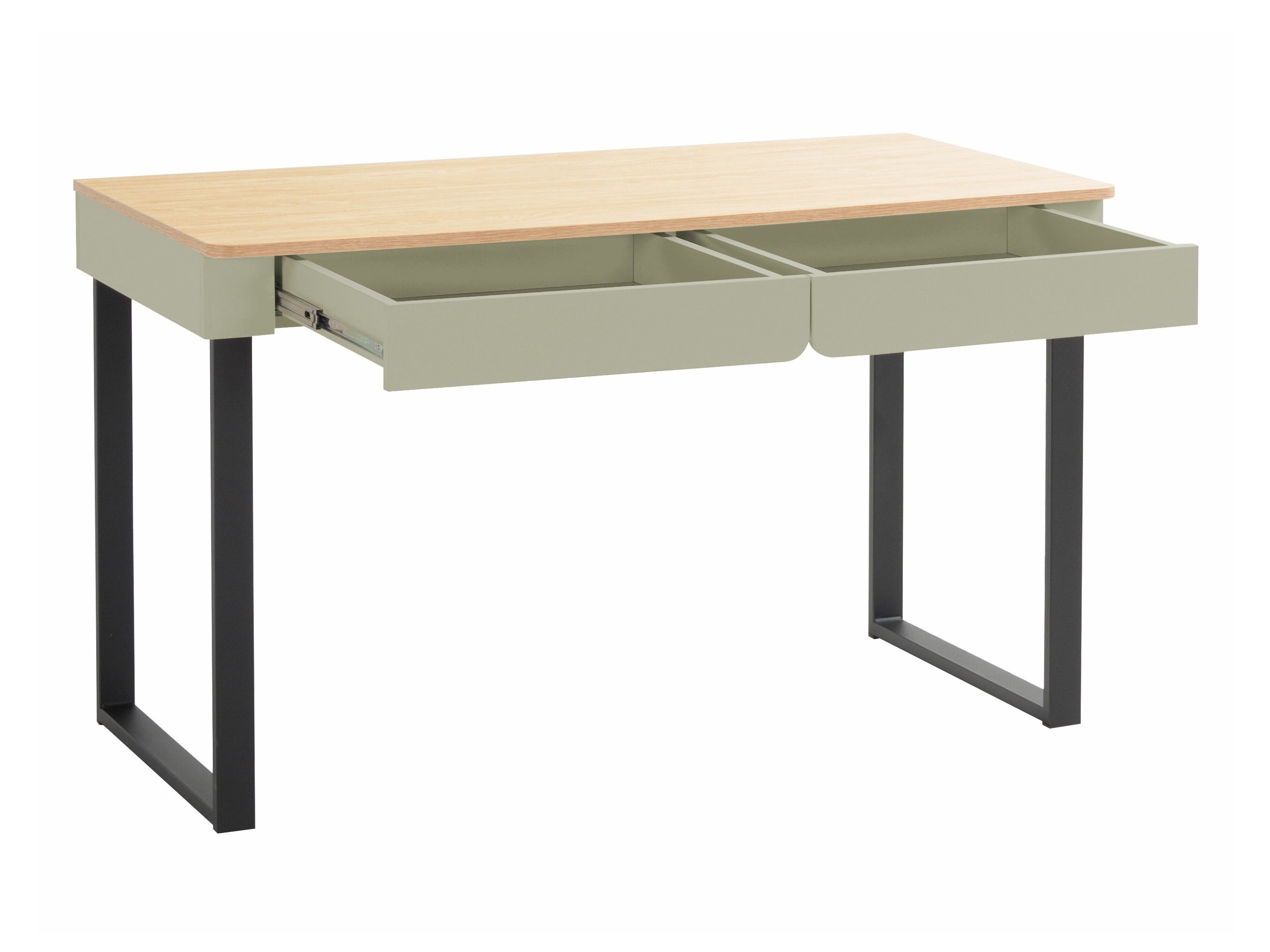 Bureau Fiosono 109 (Stoffig groen + Eiken)